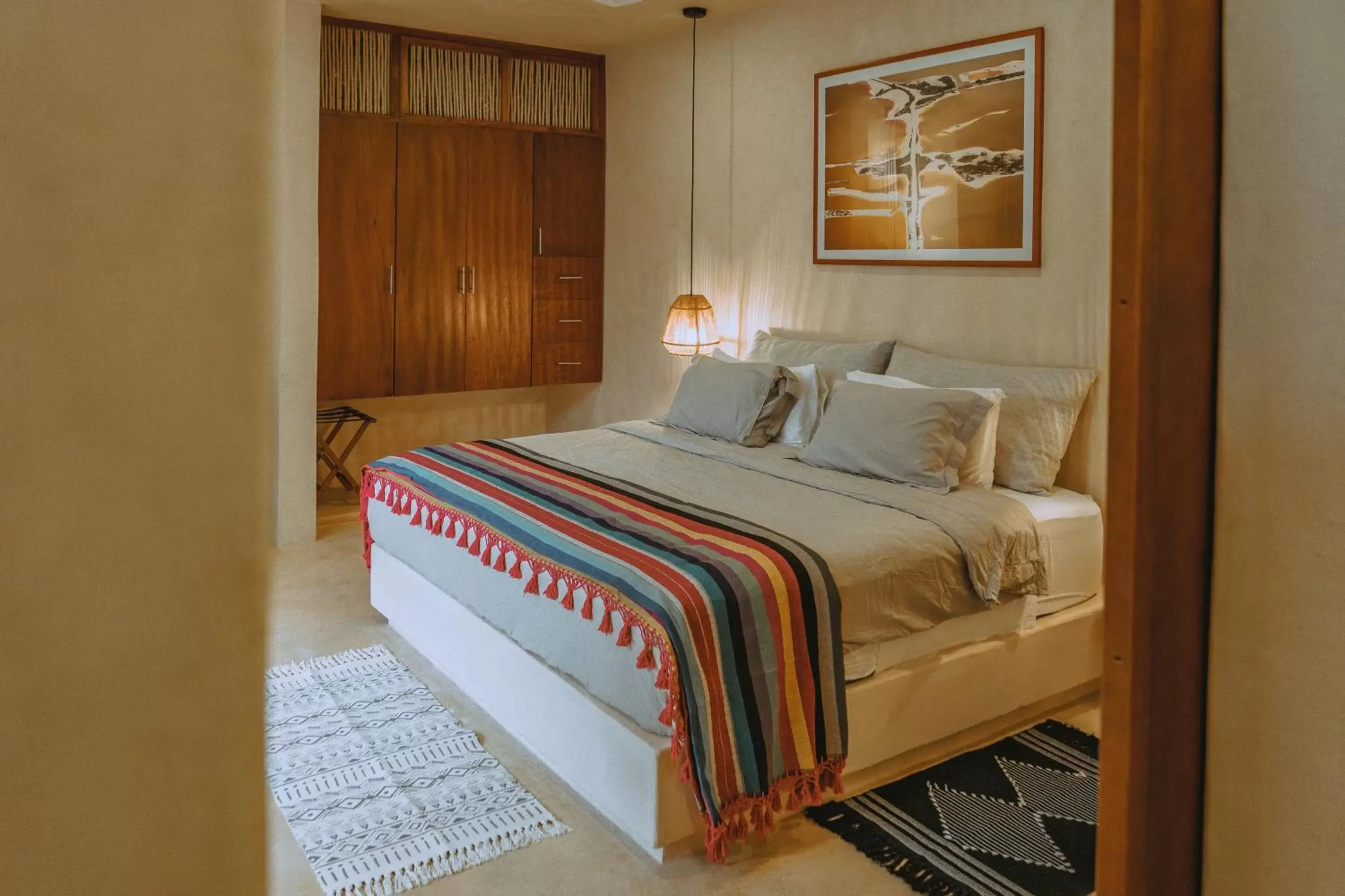 Bed in Destino Mío Mayan Jungle Retreat Bed in Destino Mío Mayan Jungle Retreat