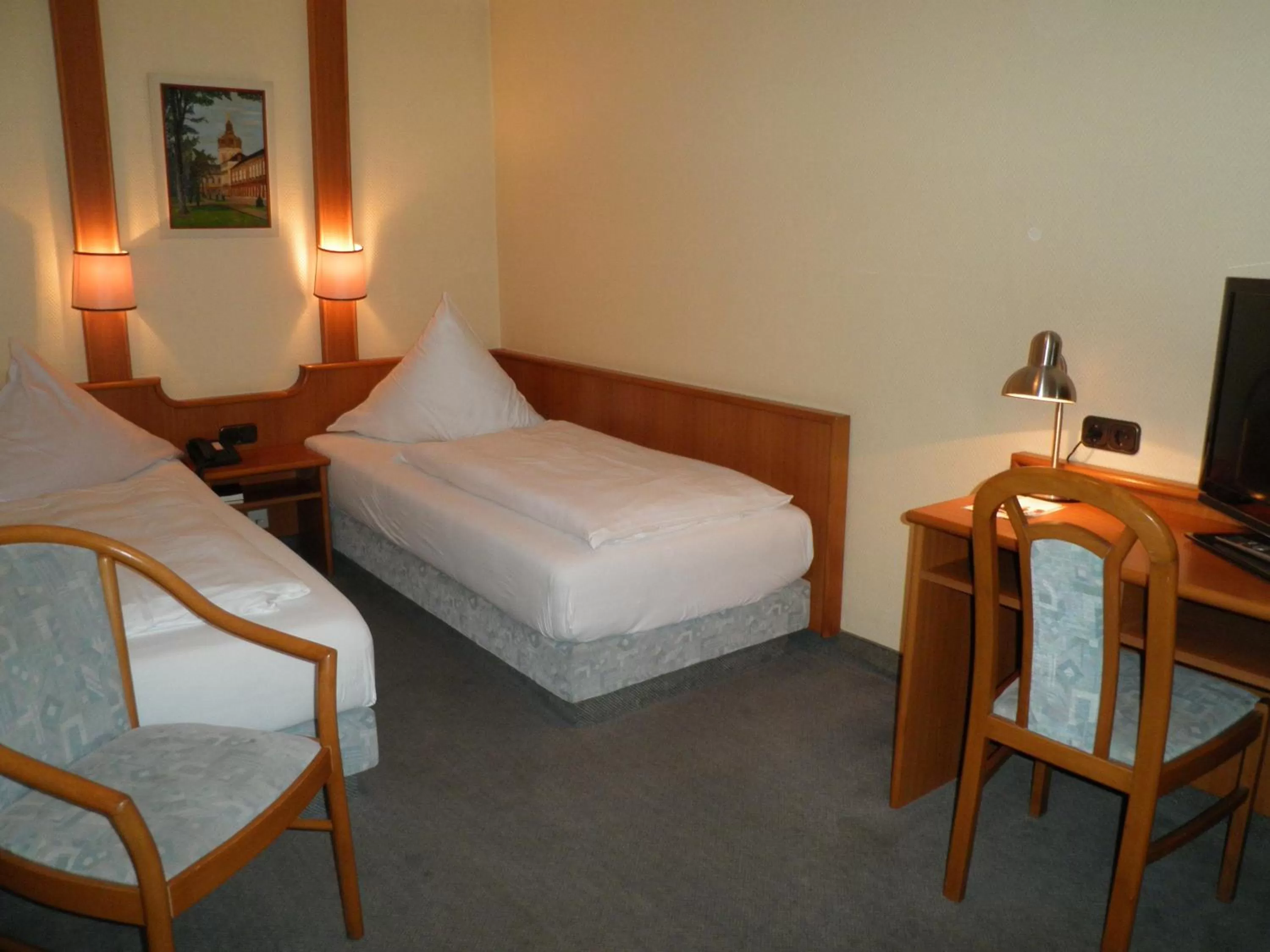 Bed in Hotel und Gasthof Ritter St. Georg