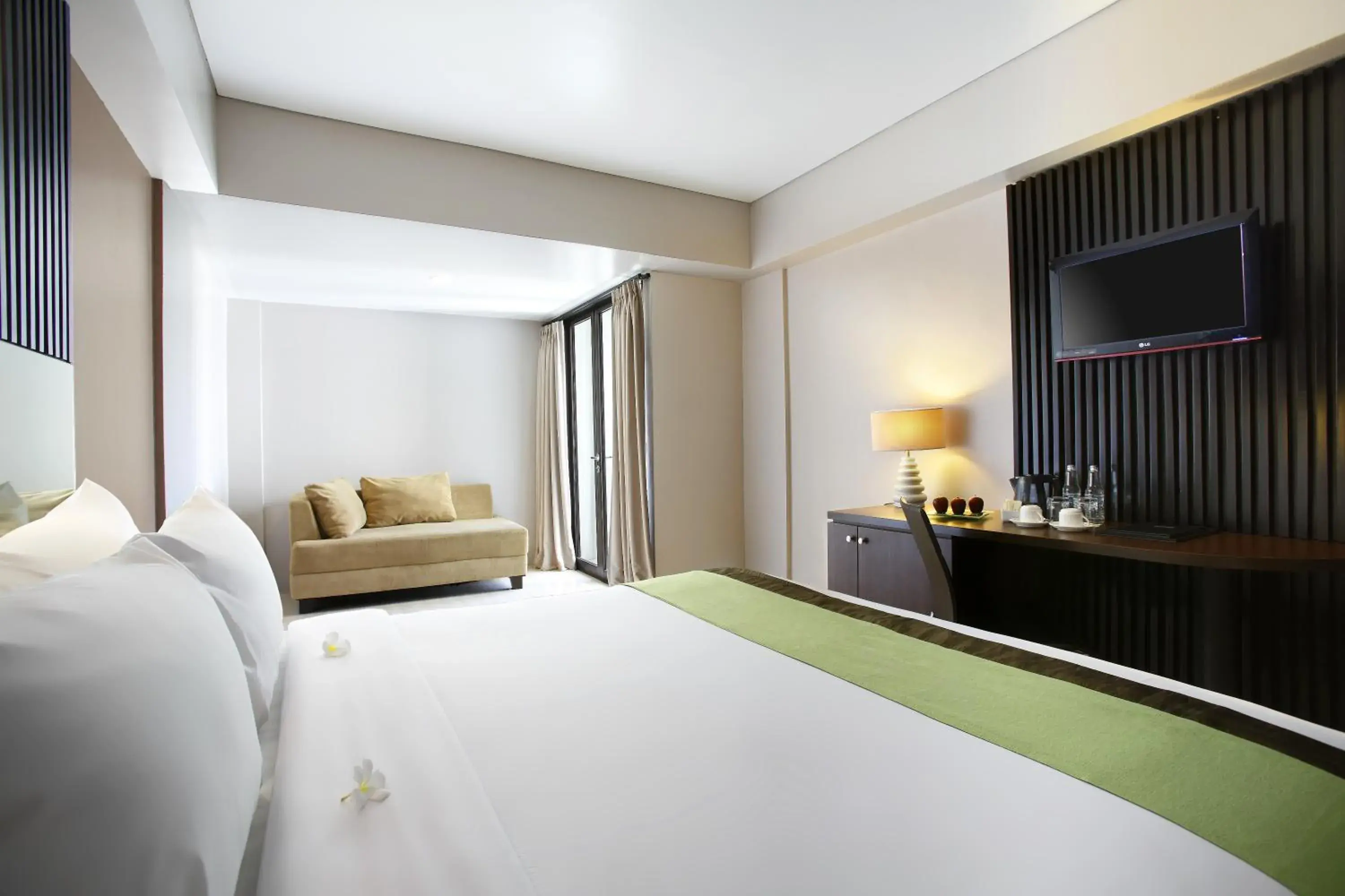 Deluxe Suite King Room in Hotel Santika Kuta Bali Deluxe Suite King Room in Hotel Santika Kuta Bali