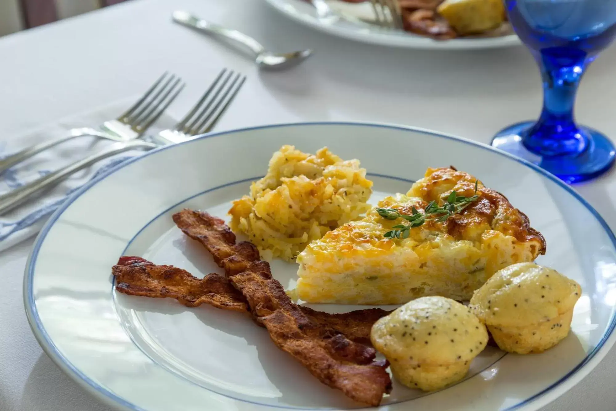 American breakfast, Food in Magnolia Springs Bed and Breakfast