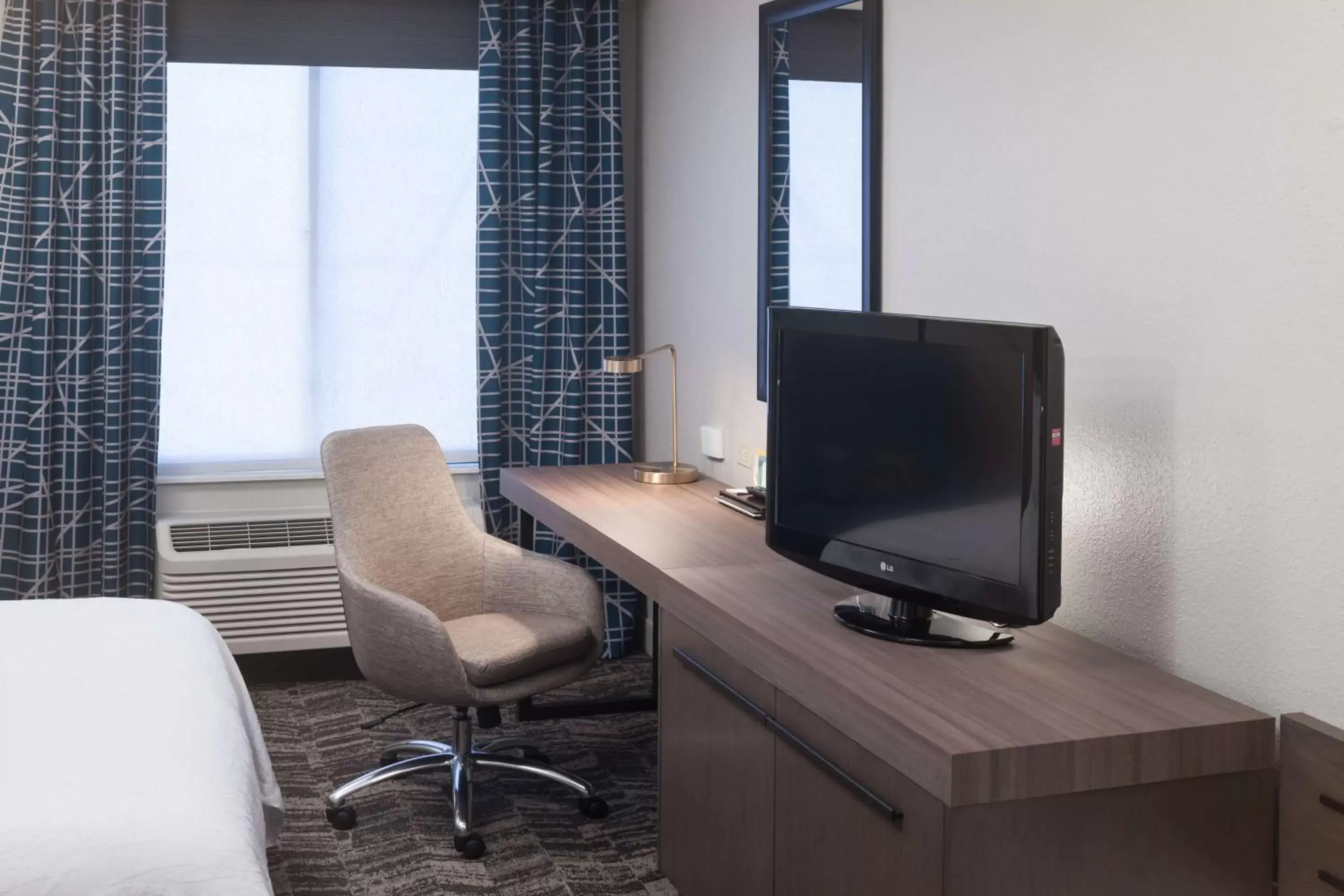 Bedroom, TV/Entertainment Center in Hilton Garden Inn Savannah Airport