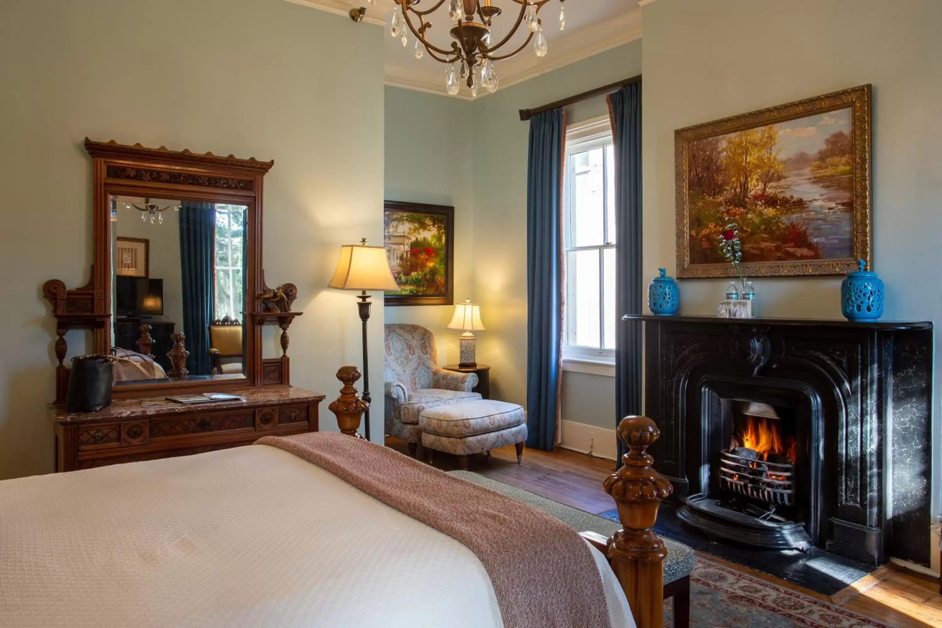 Bedroom, Bed in The Gastonian, Historic Inns of Savannah Collection