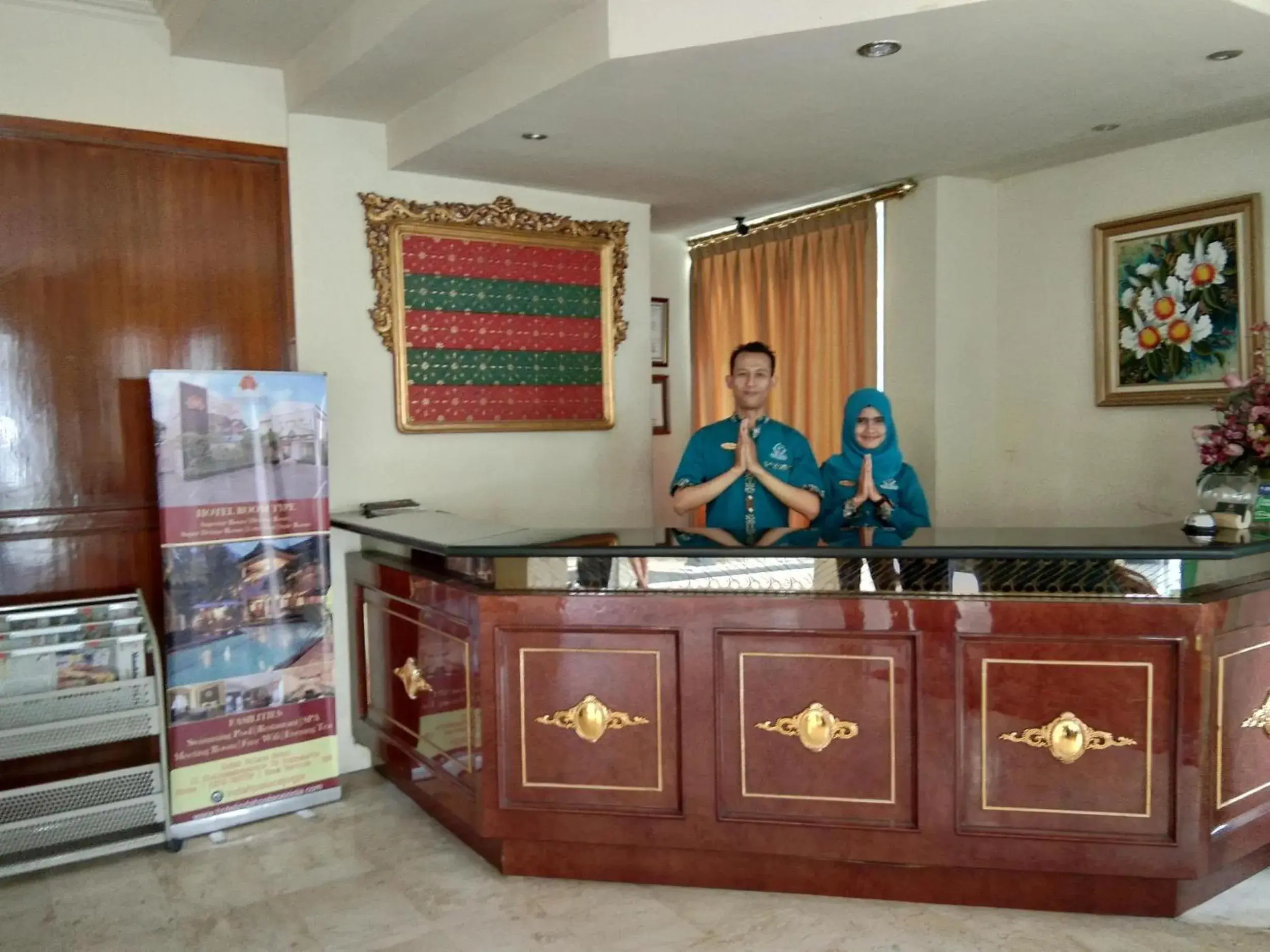 Lobby/Reception in Hotel Indah Palace Yogyakarta