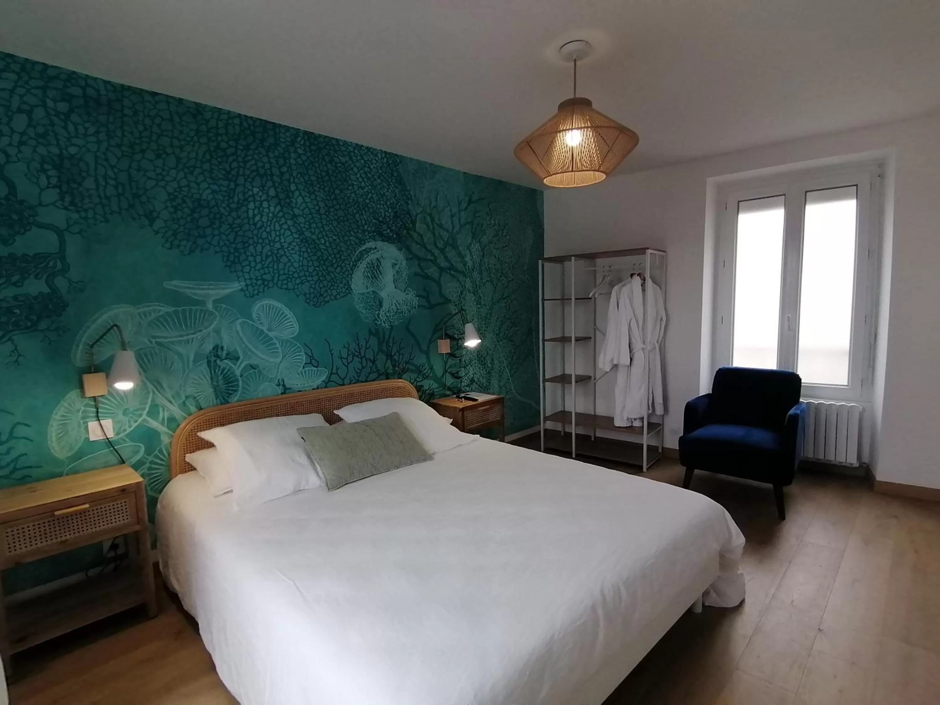 Bed in La bulle d'Etel, chambres & spa