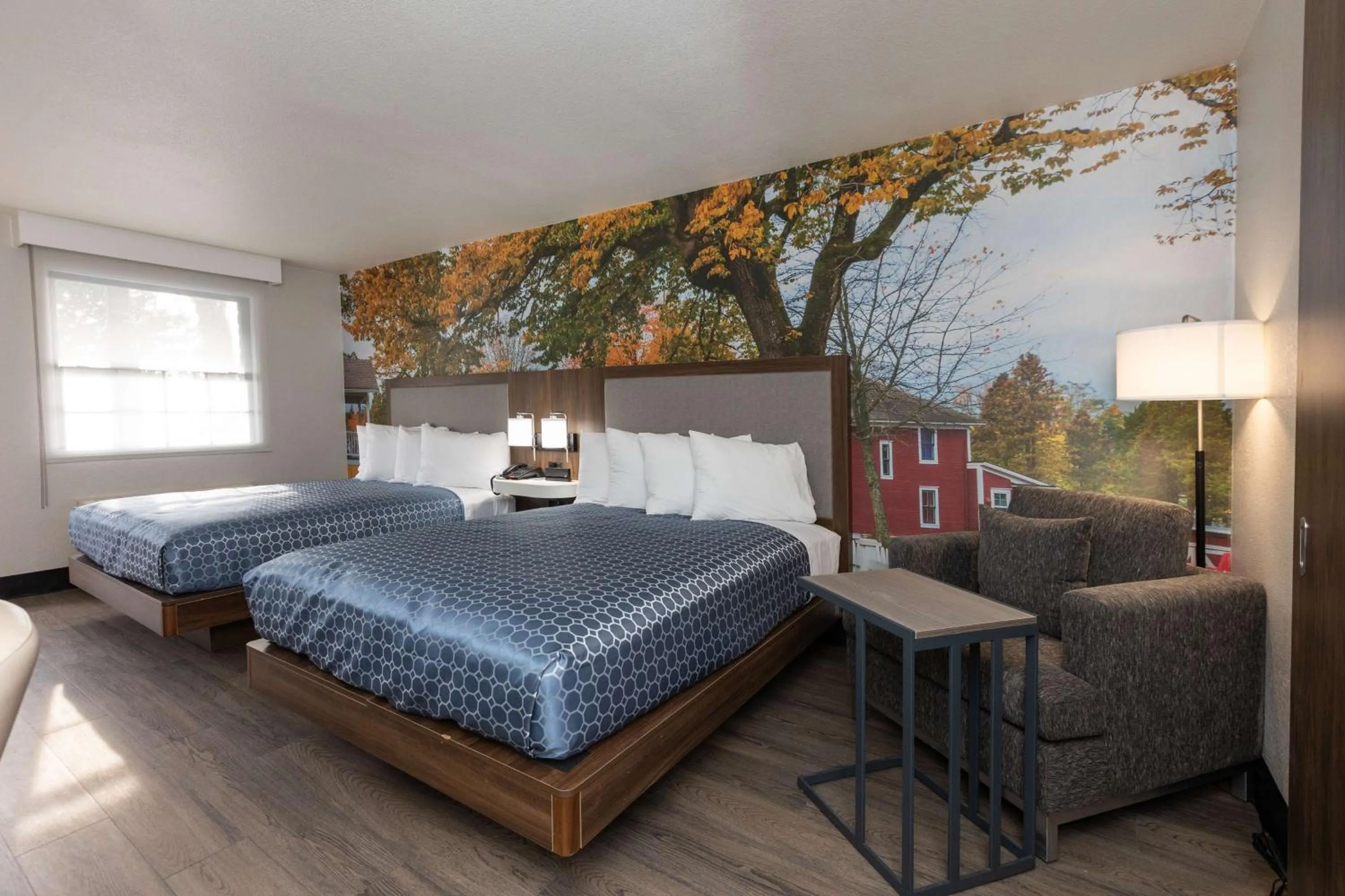 Bedroom, Bed in Bhagat Hotels Stone Mountain Atlanta BW Signature Collection