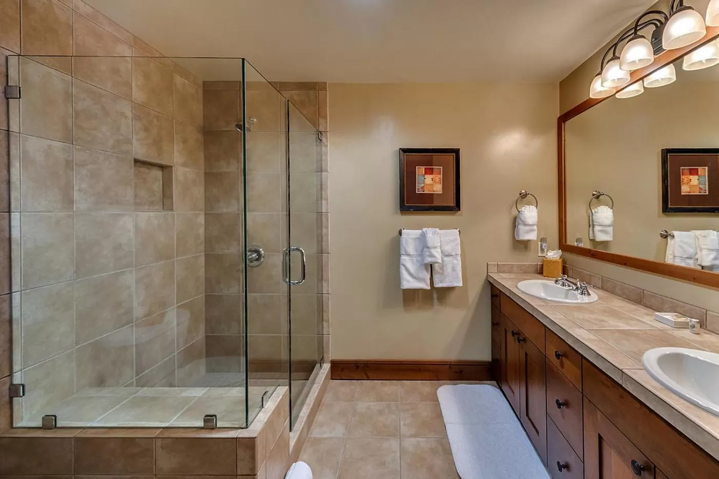 Bathroom in East West Hospitality at Tahoe