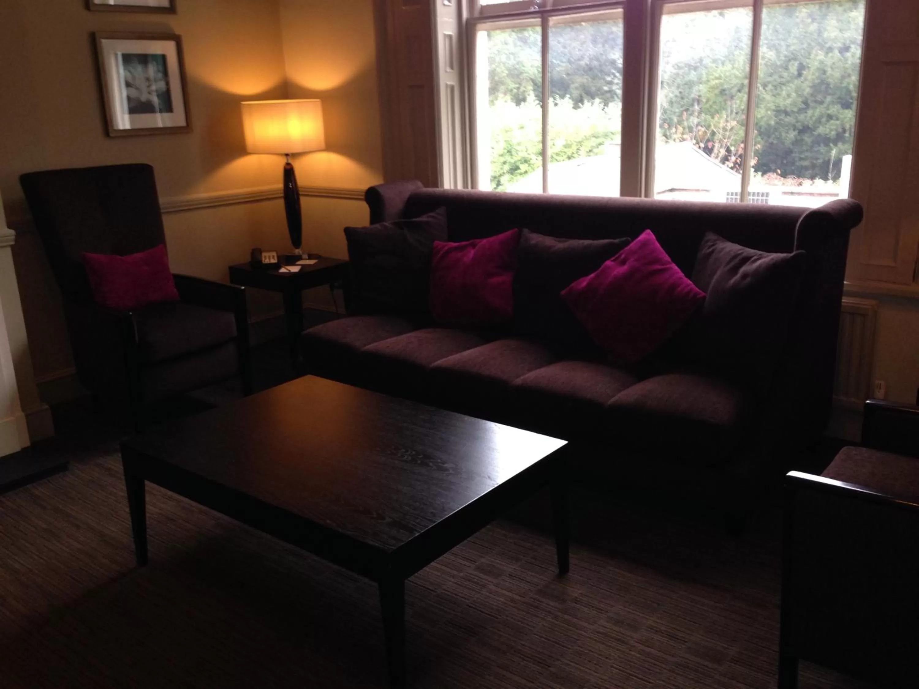 Seating area in Coulsdon Manor Hotel and Golf Club