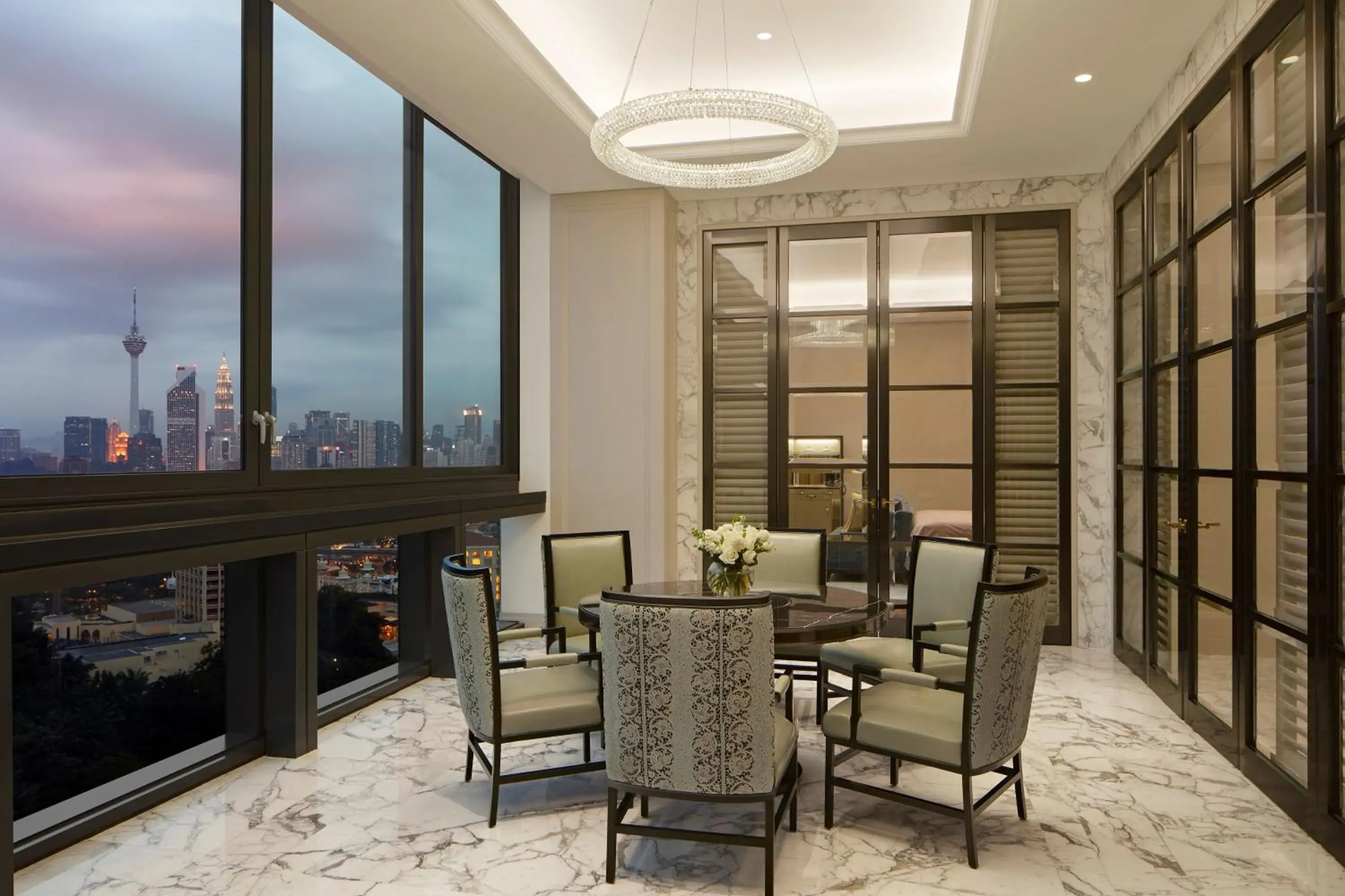 Dining area in The St. Regis Kuala Lumpur