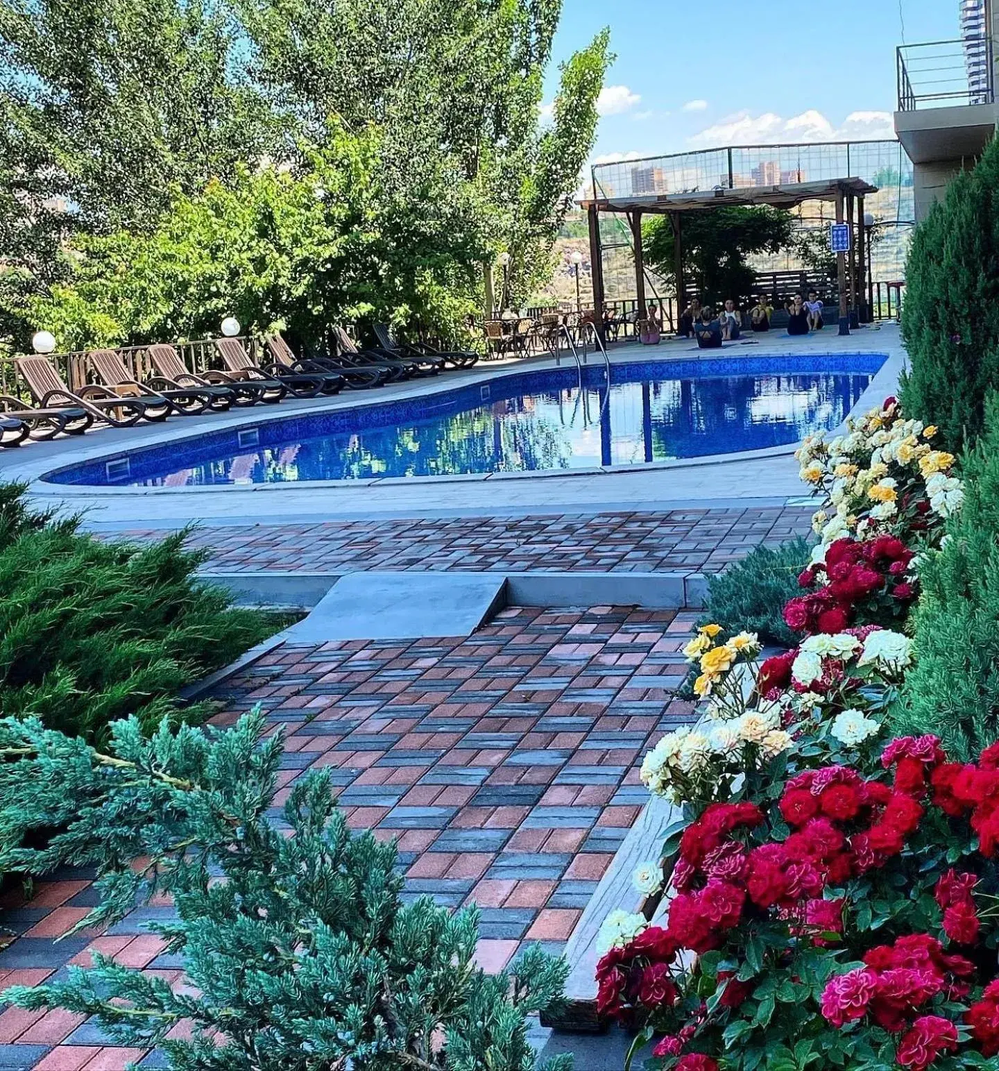 Pool view, Swimming Pool in Olympia Garden Hotel