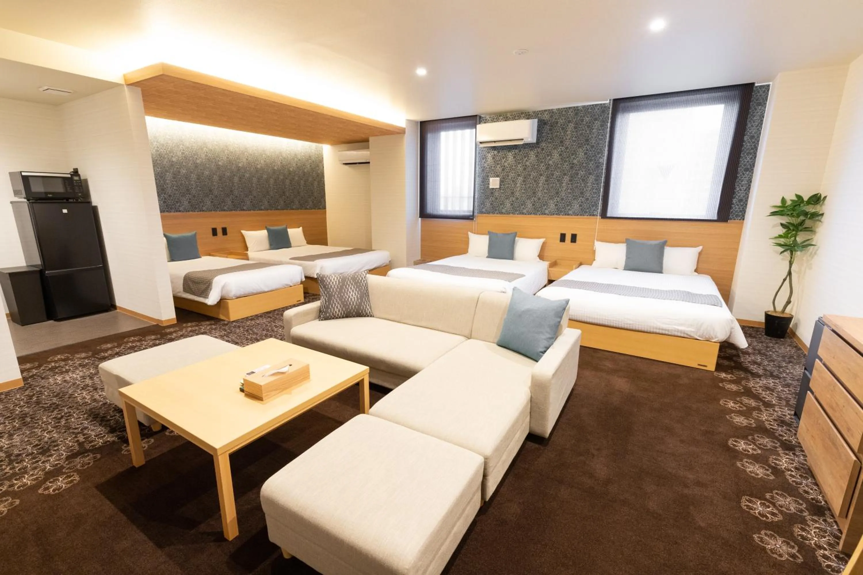 Photo of the whole room, Bed in Chiyokura HOTEL SHUKU Nagoya