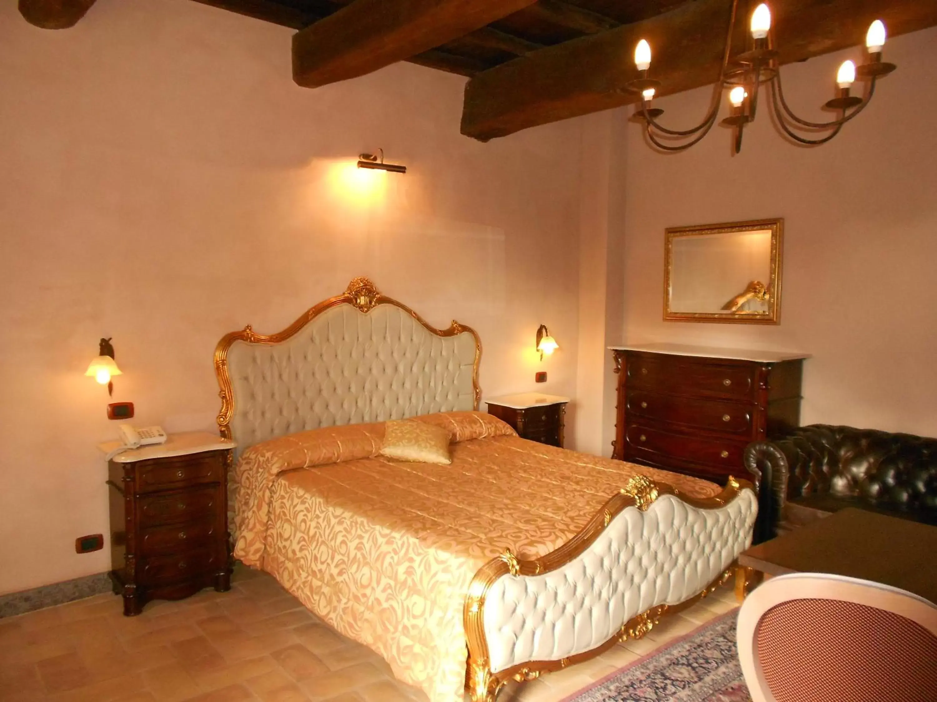 Bedroom, Bed in Relais Castrum Boccea