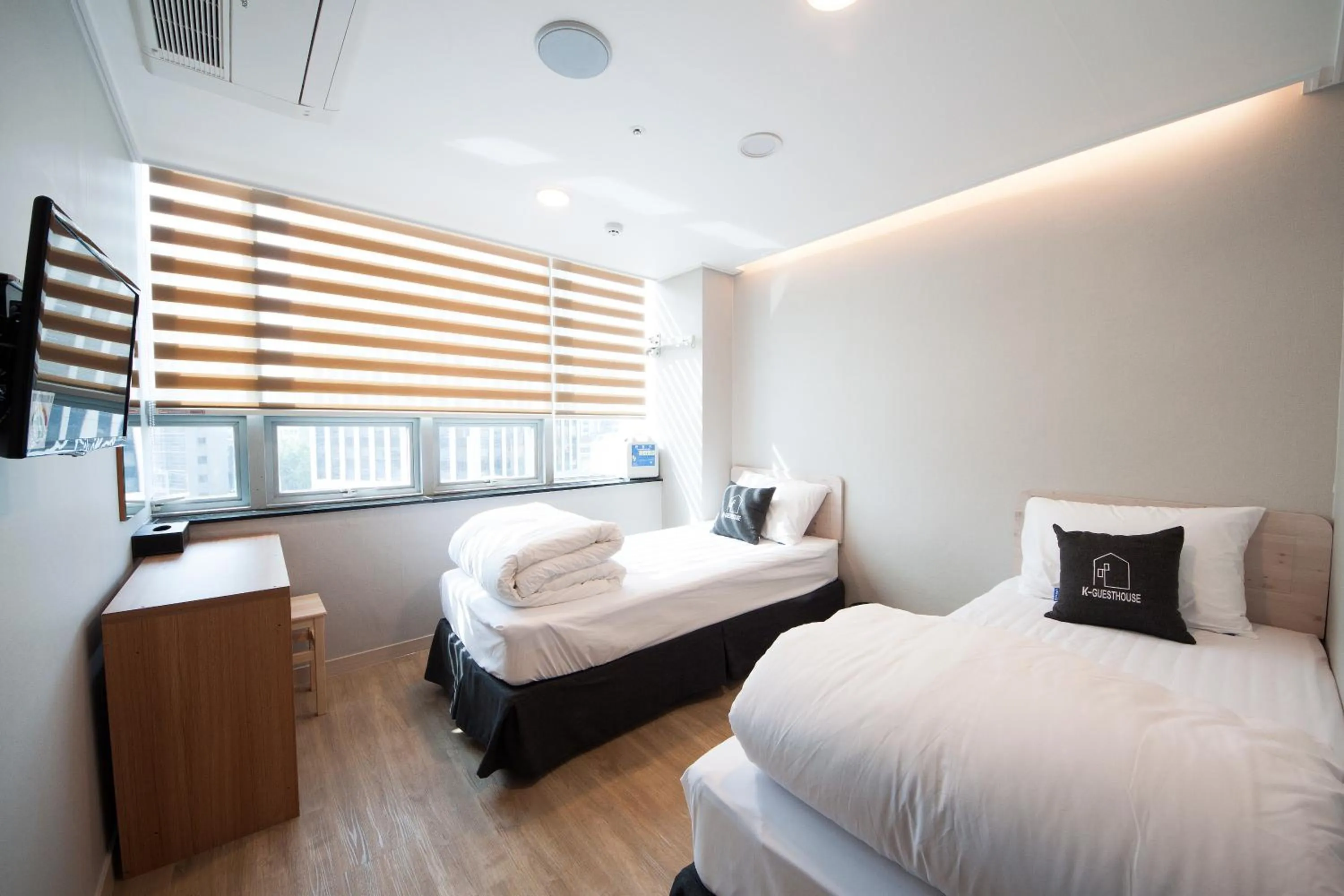 Bedroom, Bed in K-Guesthouse Dongdaemun Premium