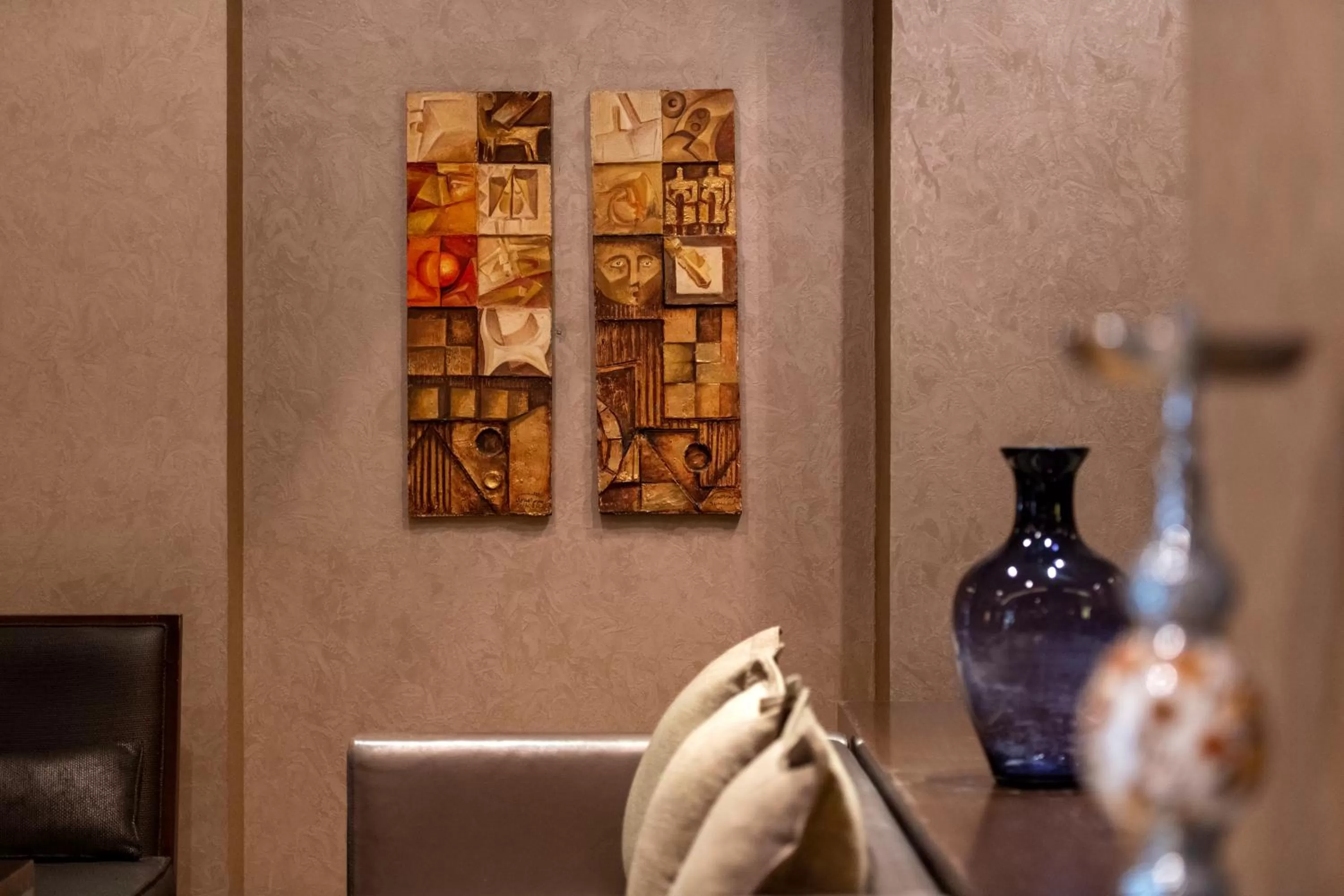 Decorative detail in Bristoria Hotel Erbil