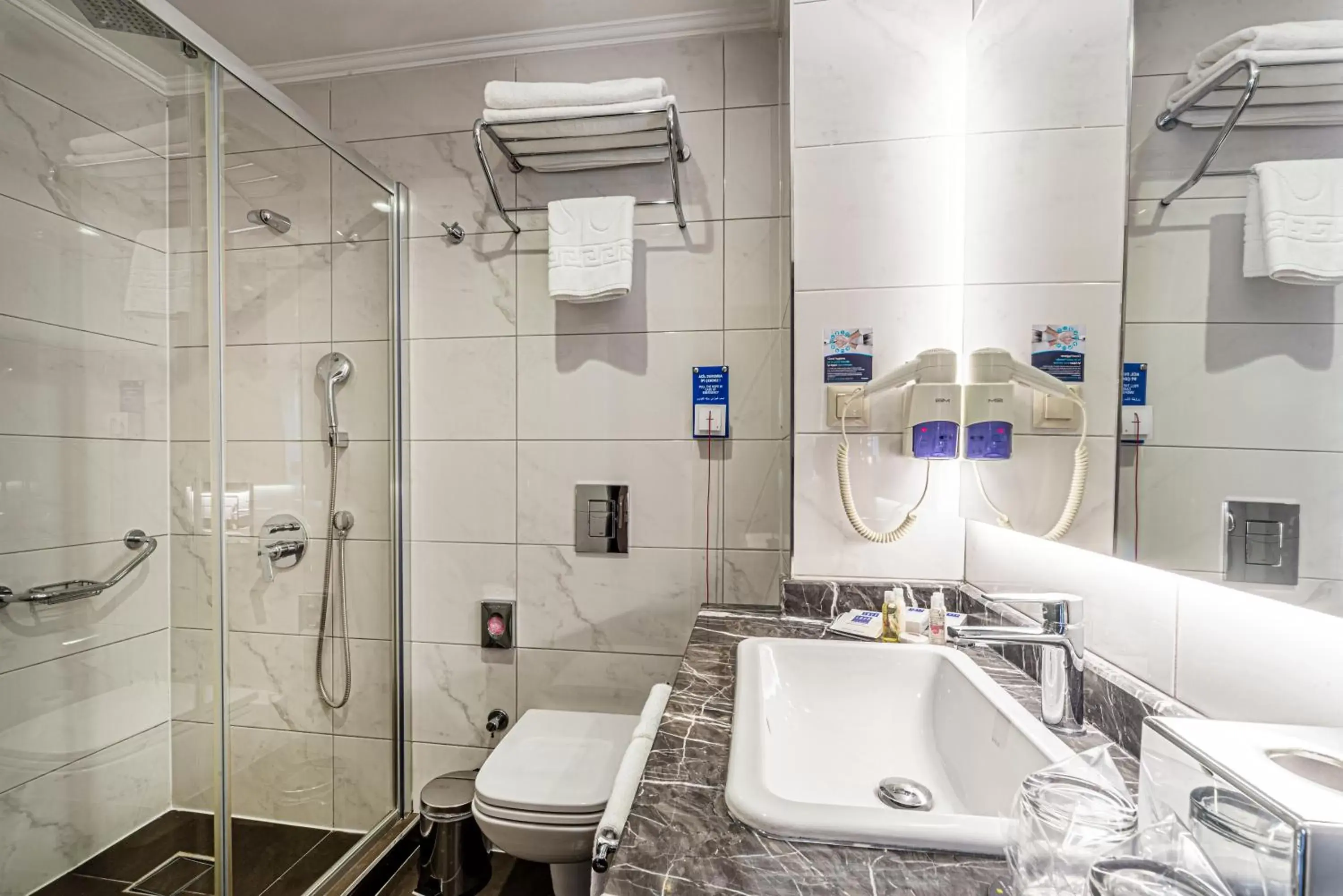 Bathroom in TRYP By Wyndham Istanbul Sisli Hotel