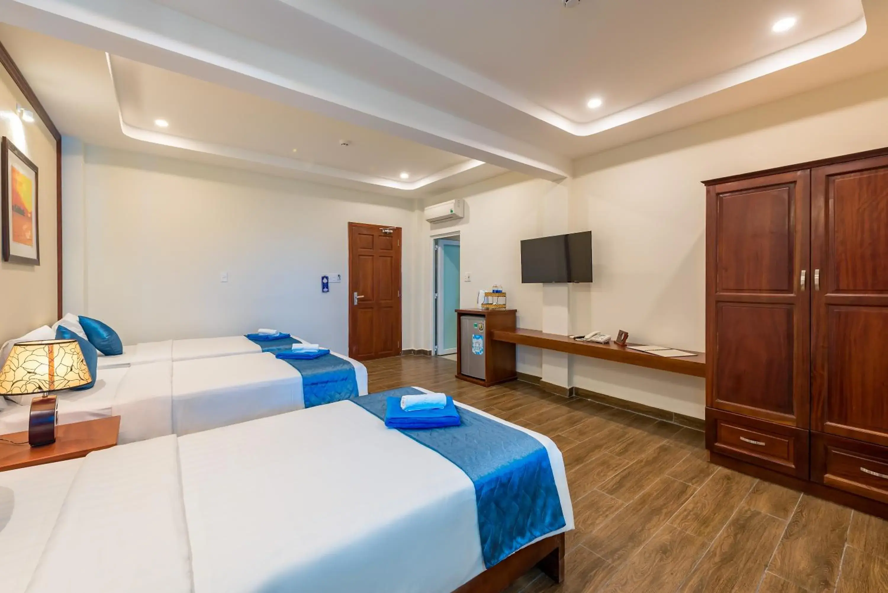 Bed in Brenta Phu Quoc Hotel