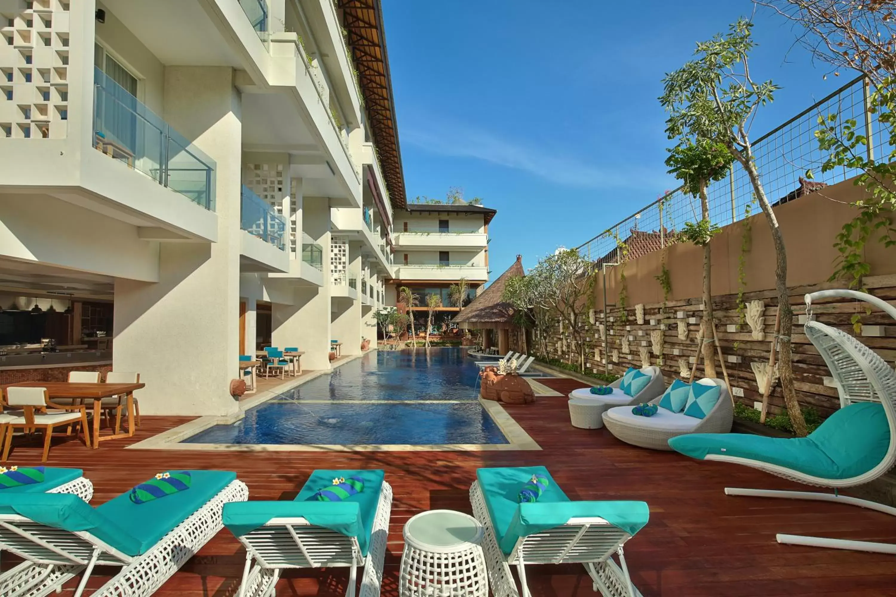 Pool view, Patio/Outdoor Area in Jimbaran Bay Beach Resort and Spa by Prabhu