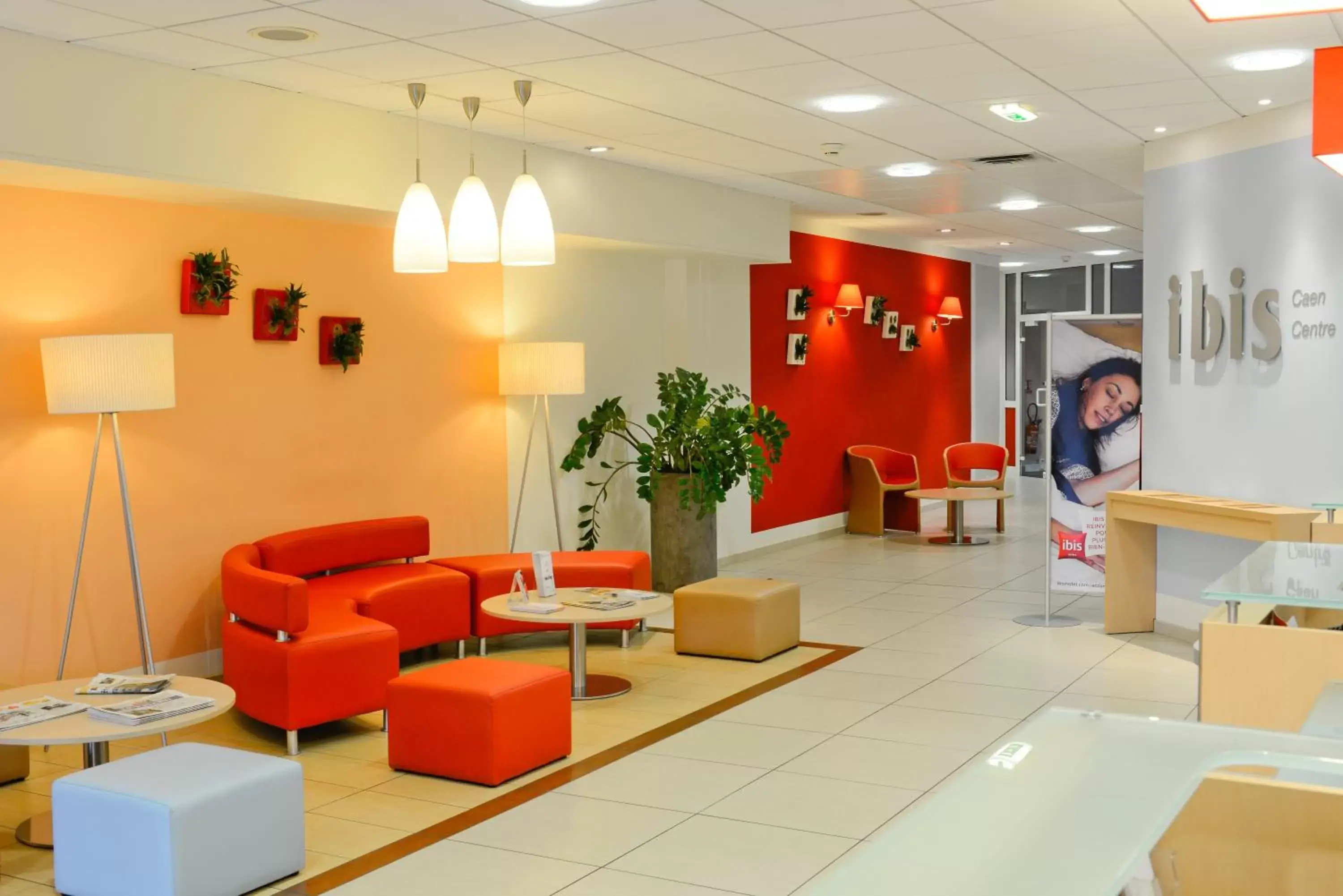 Lobby or reception, Lobby/Reception in IBIS Caen Centre