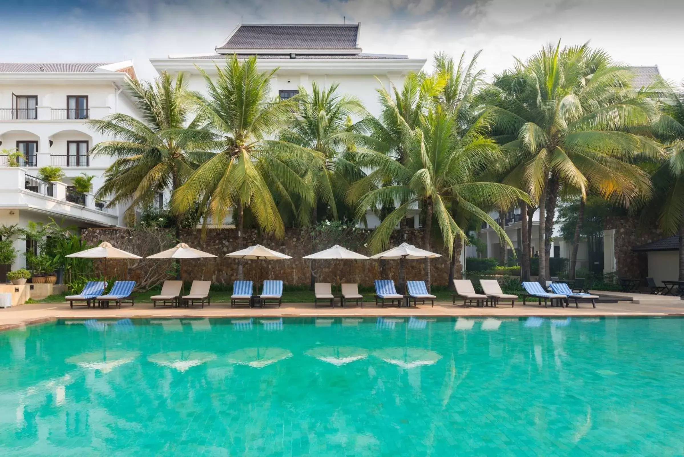 Swimming pool in Lotus Blanc Resort Swimming pool in Lotus Blanc Resort