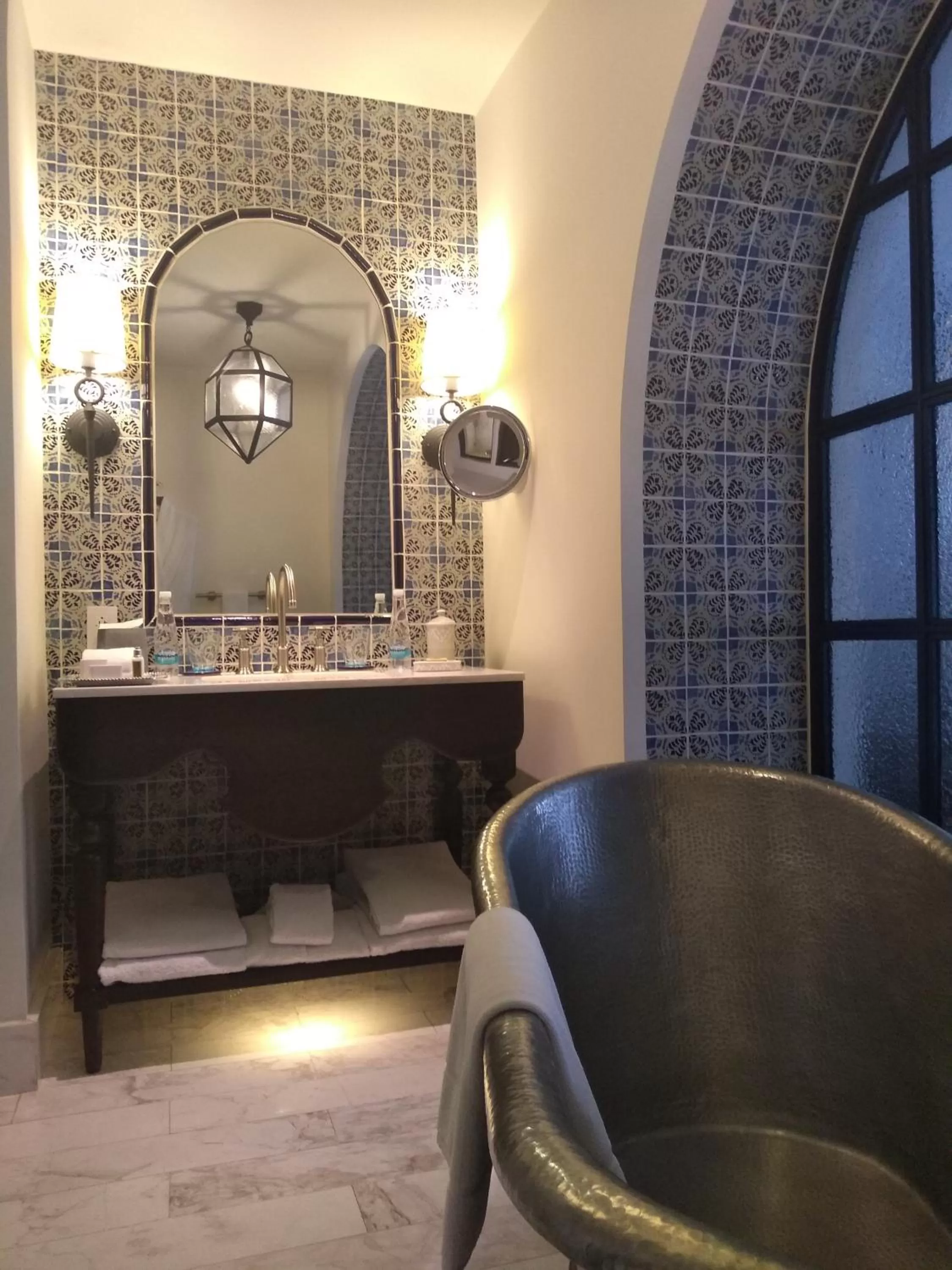 Bathroom in Banyan Tree Puebla