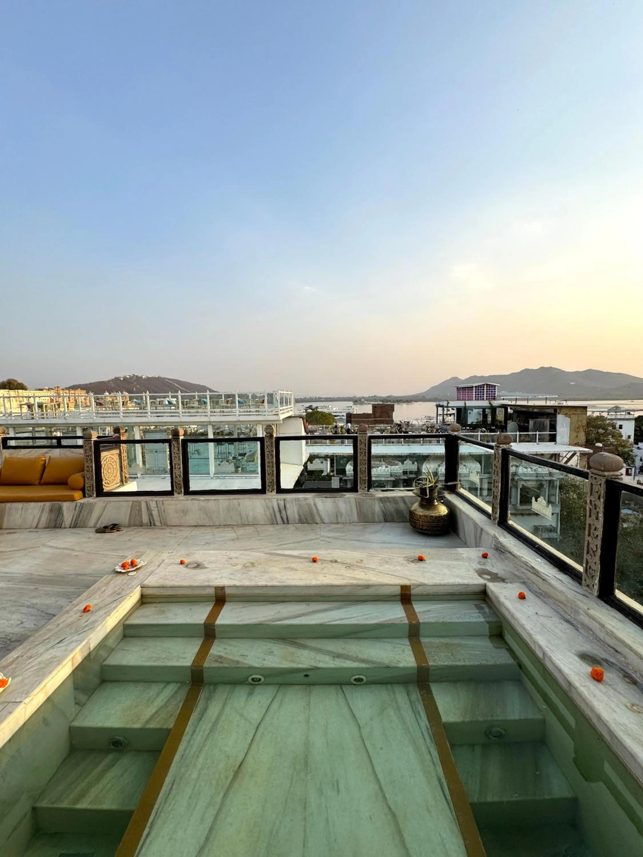 Balcony/Terrace in Hotel Udai Kothi