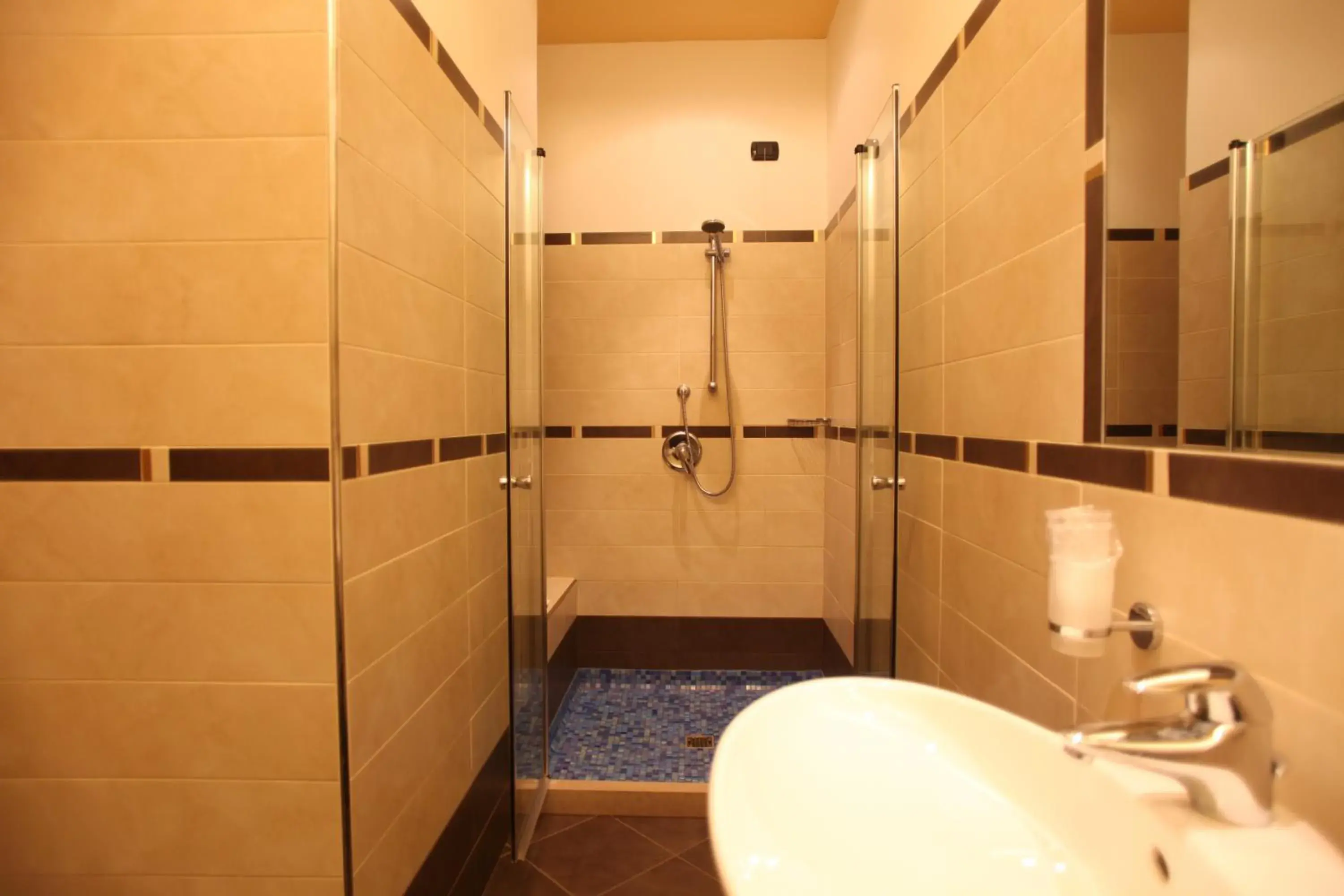 Shower, Bathroom in Albergo Ristorante Papa