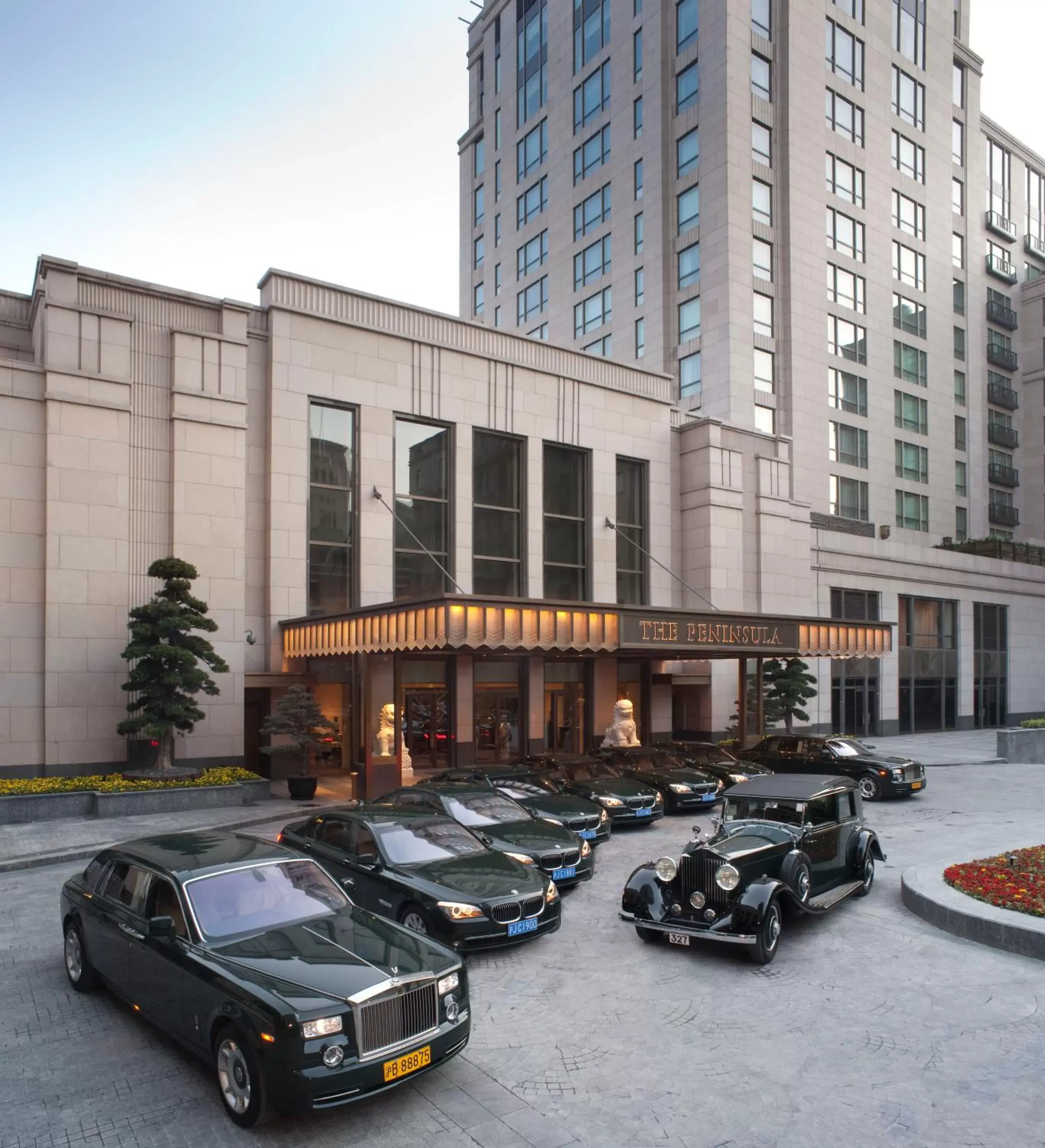 Facade/entrance, Property Building in The Peninsula Shanghai