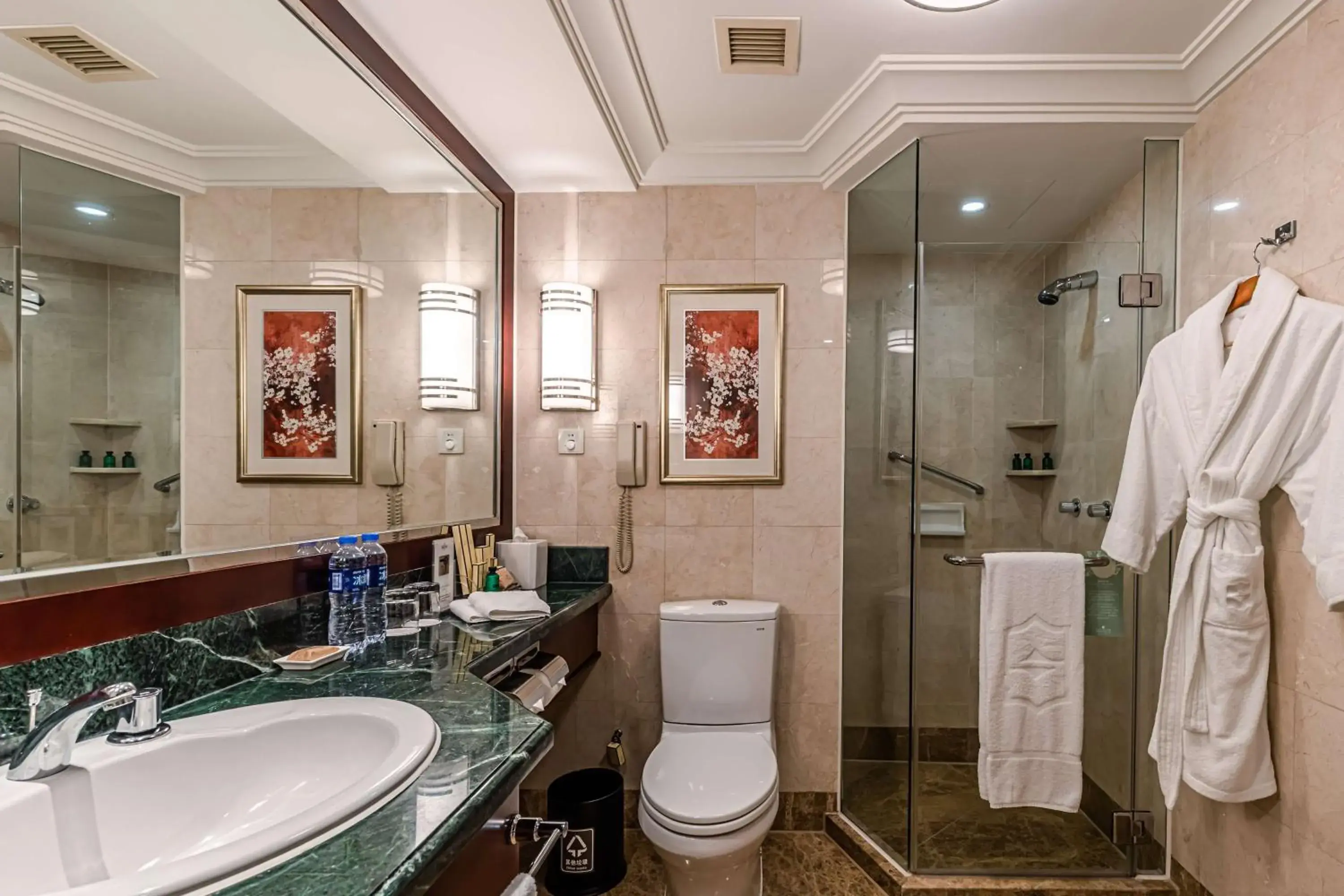 Bathroom in Shangri-La Hotel, Wuhan