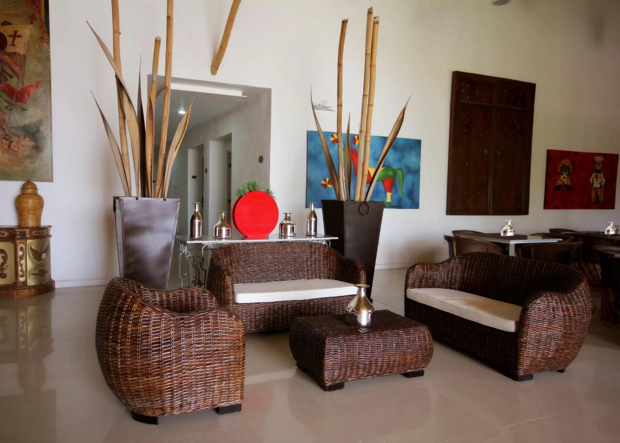 Lobby or reception in Zar Colima