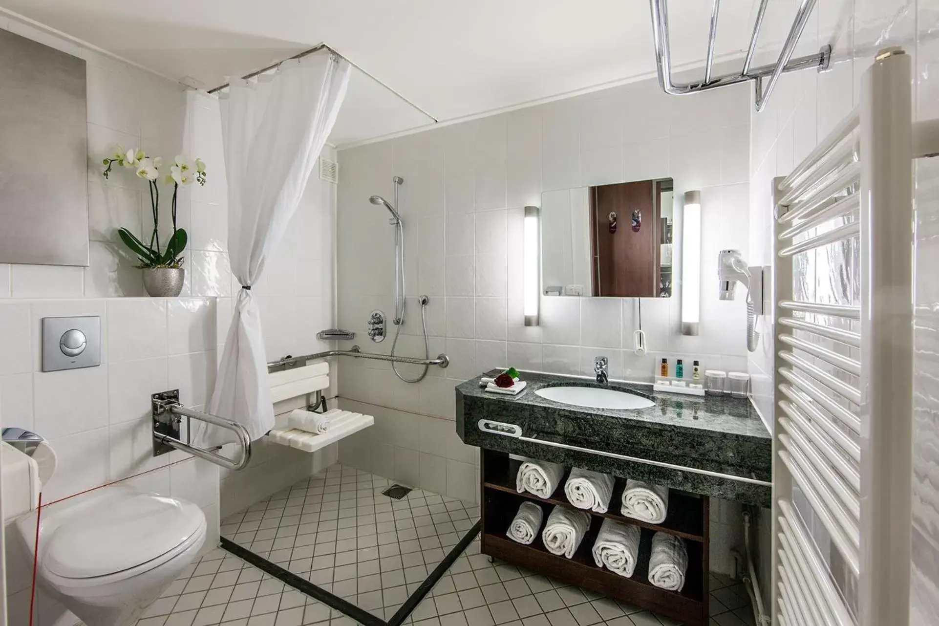 Photo of the whole room, Bathroom in Crowne Plaza Maastricht, an IHG Hotel