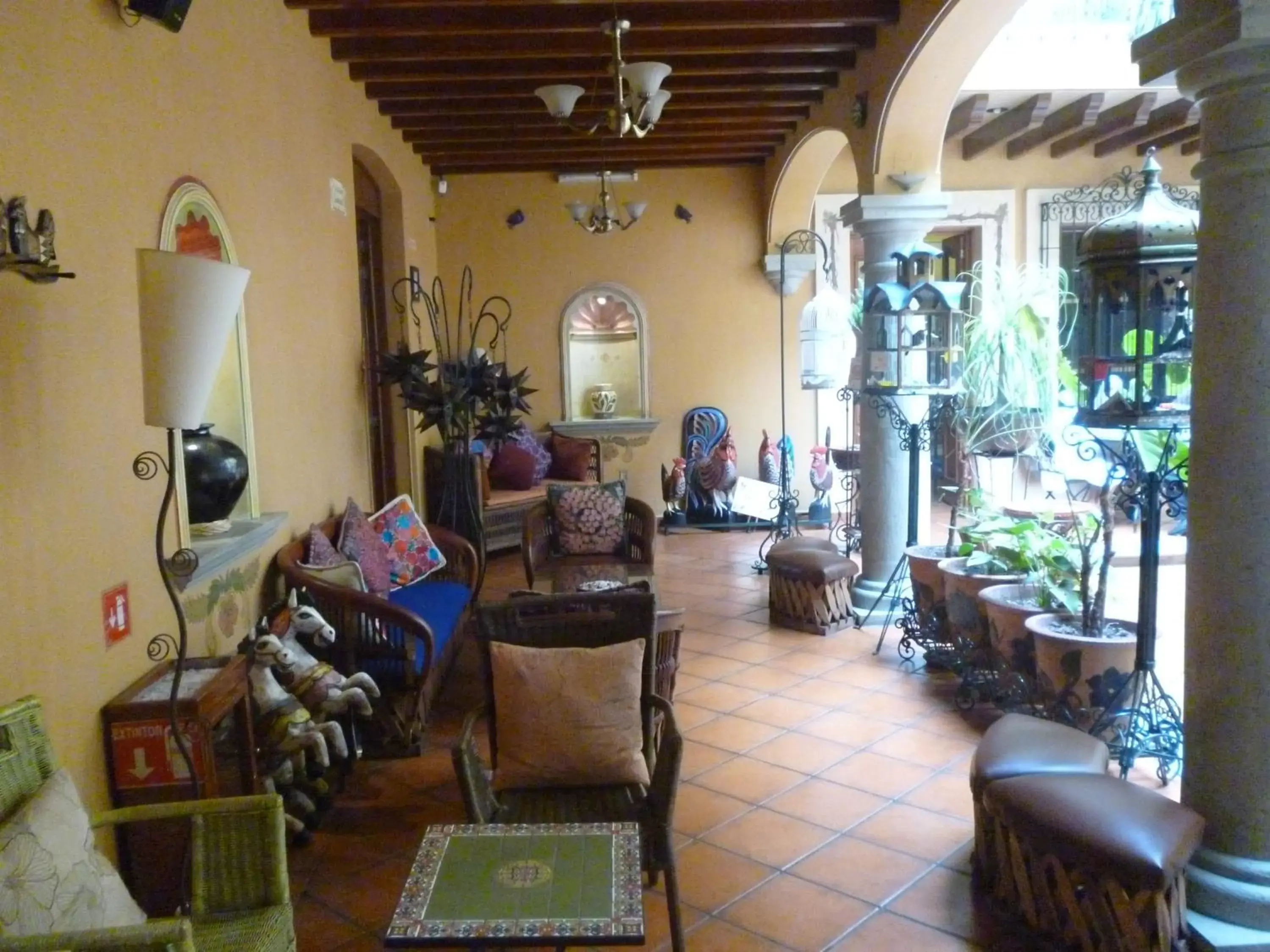 Lounge or bar, Lobby/Reception in Hotel Boutique Parador San Miguel Oaxaca