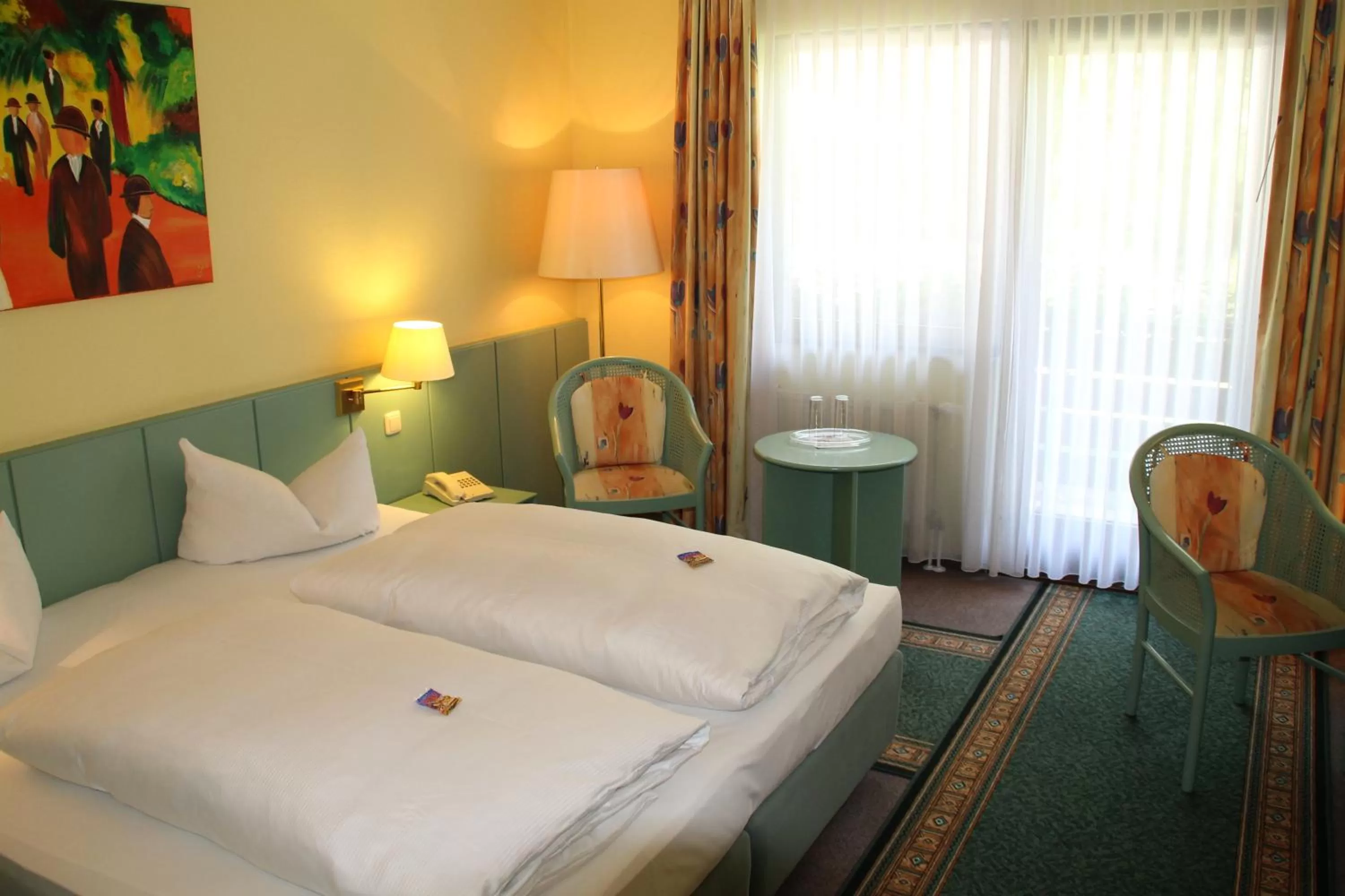 TV and multimedia, Bed in Hotel Forsthaus