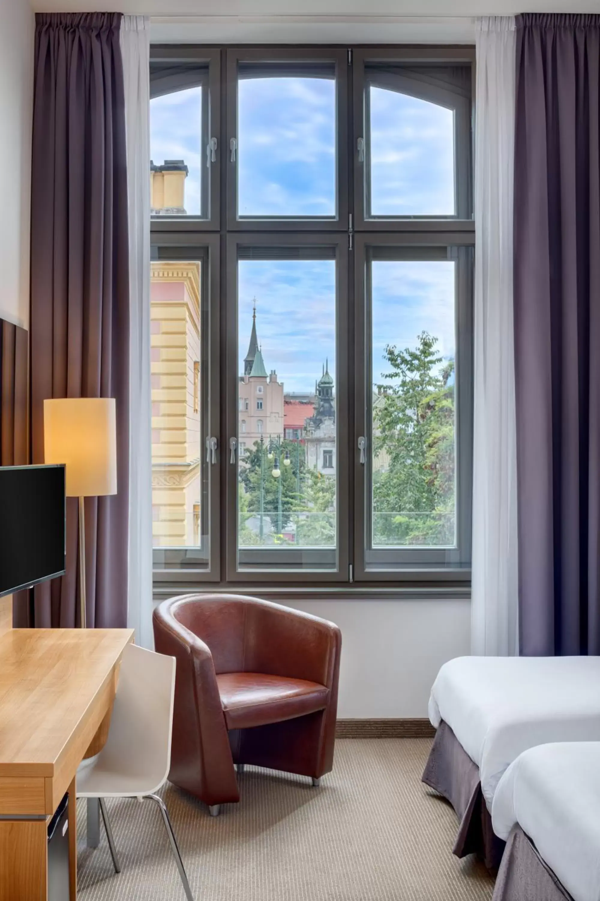 Street view, Seating Area in Hermitage Hotel Prague