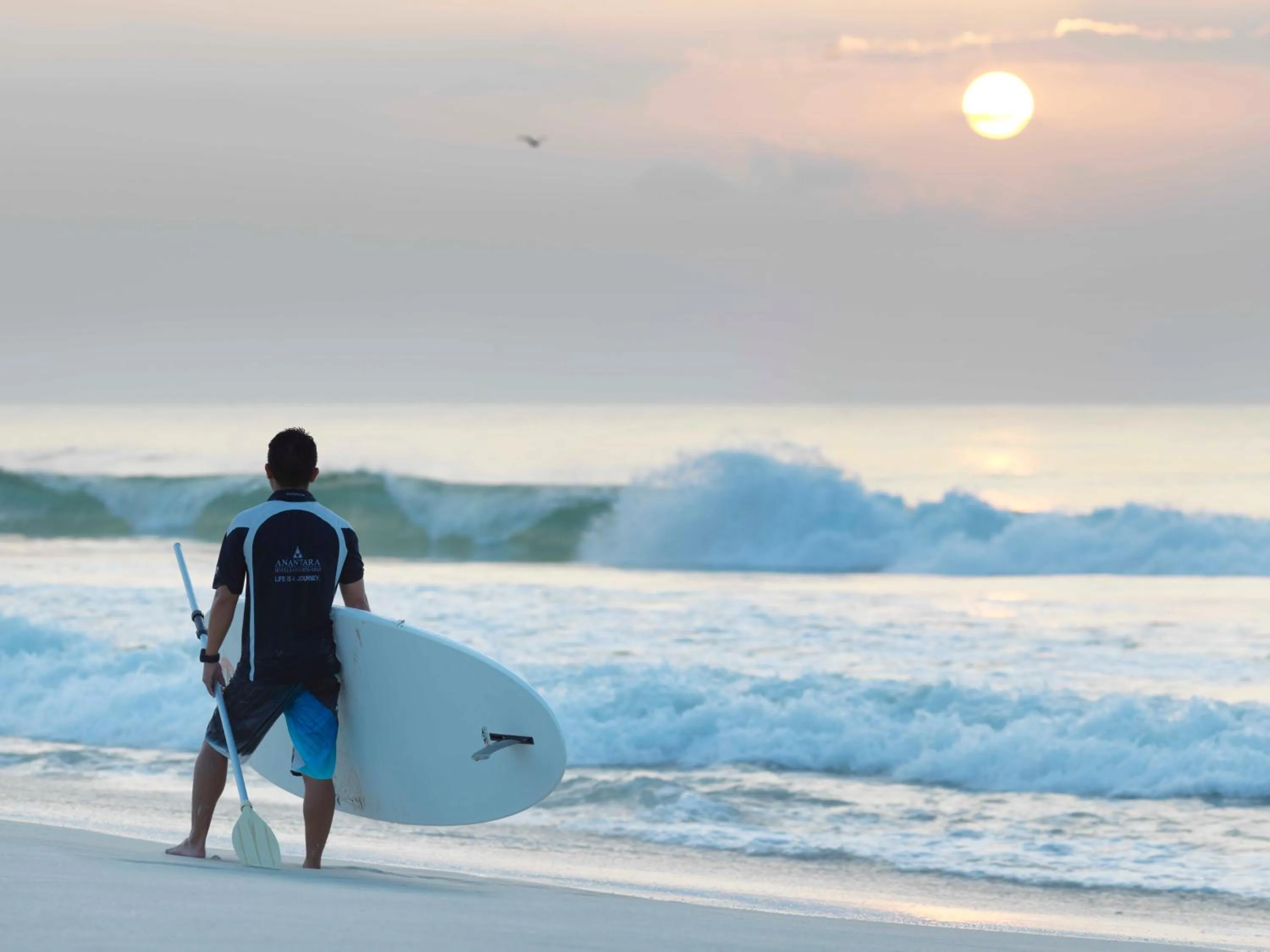 Skiing in Al Baleed Resort Salalah by Anantara