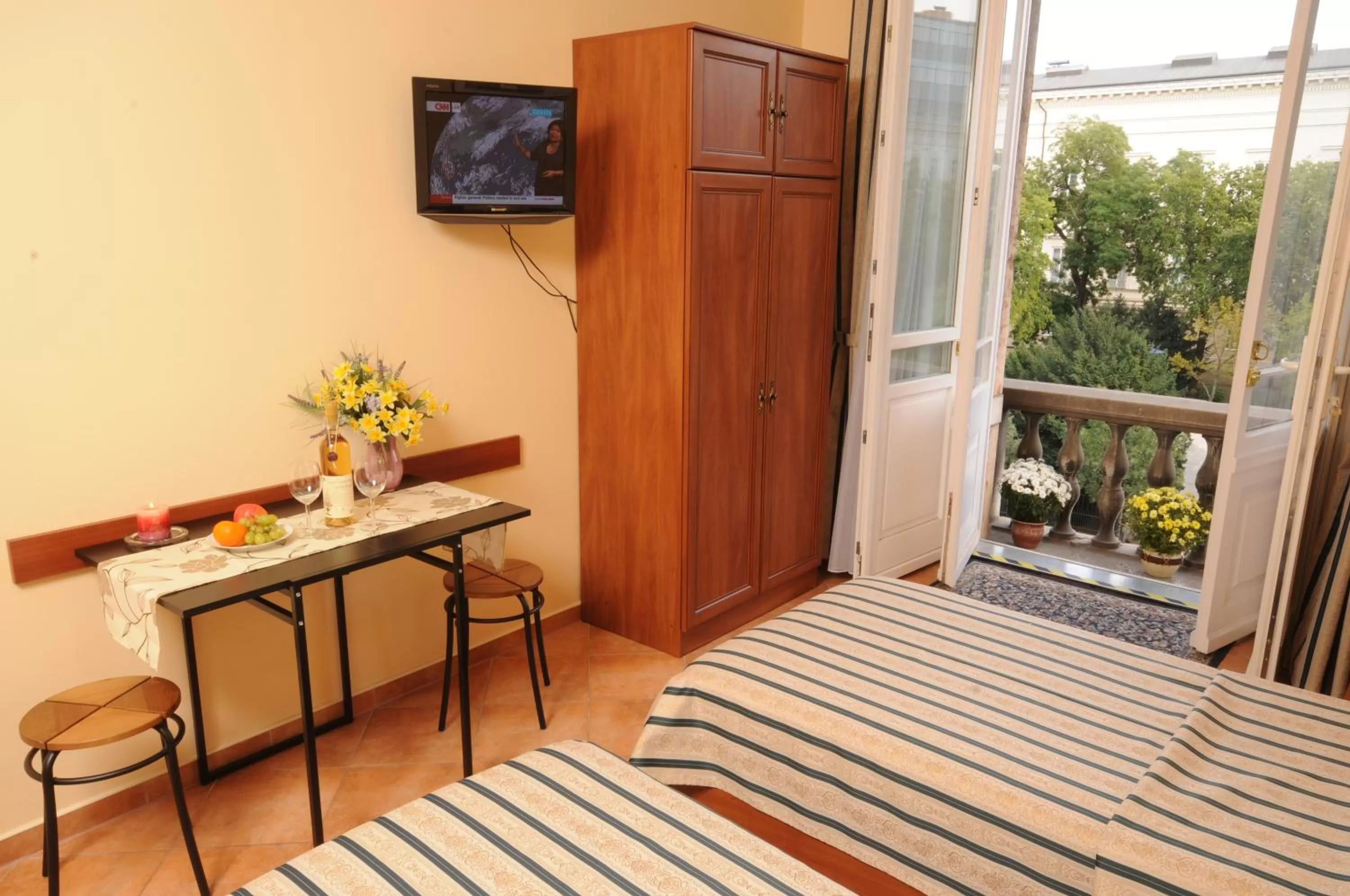 Bed in Budapest Museum Central