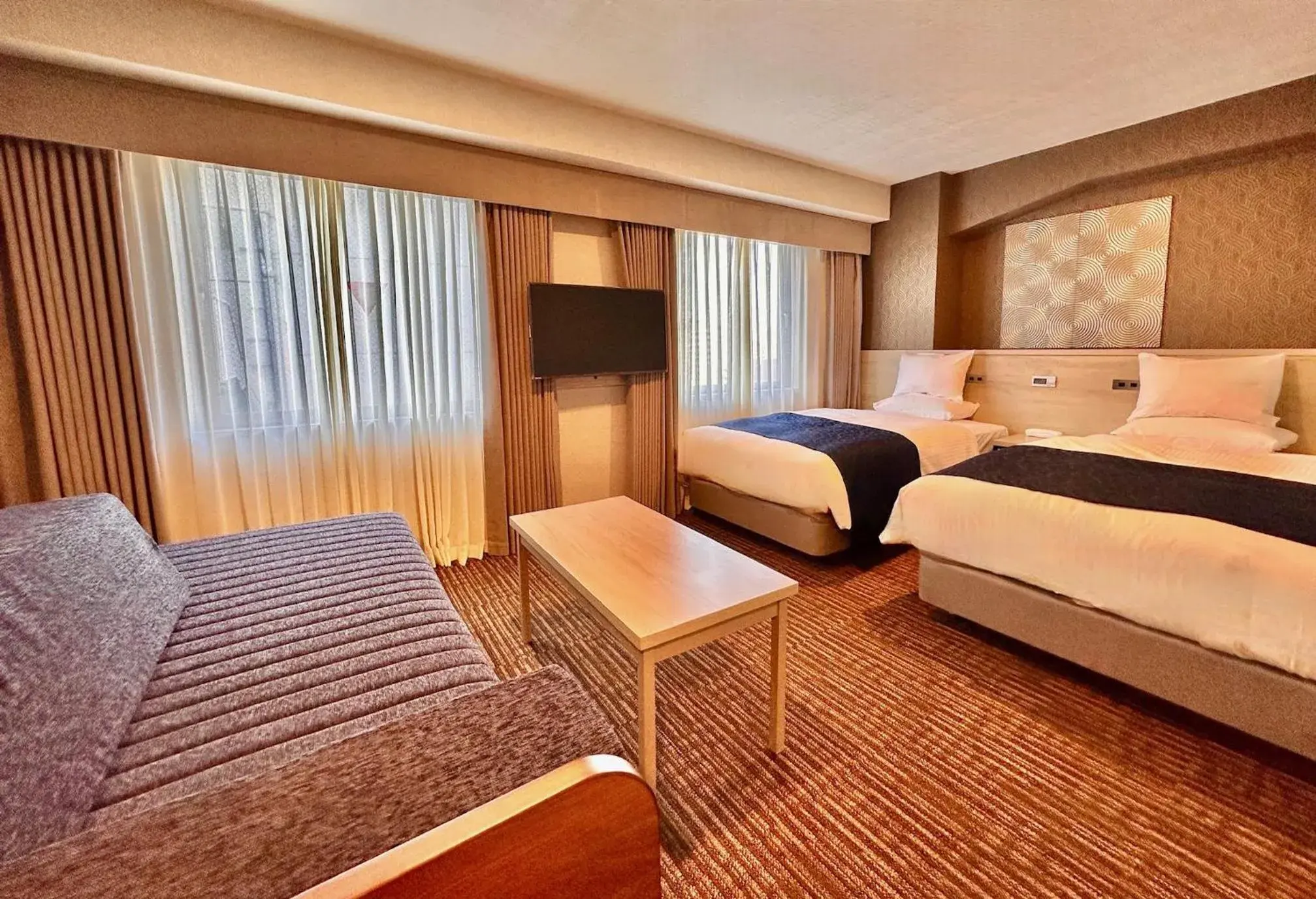 Bed in Hotel Rose Garden Shinjuku