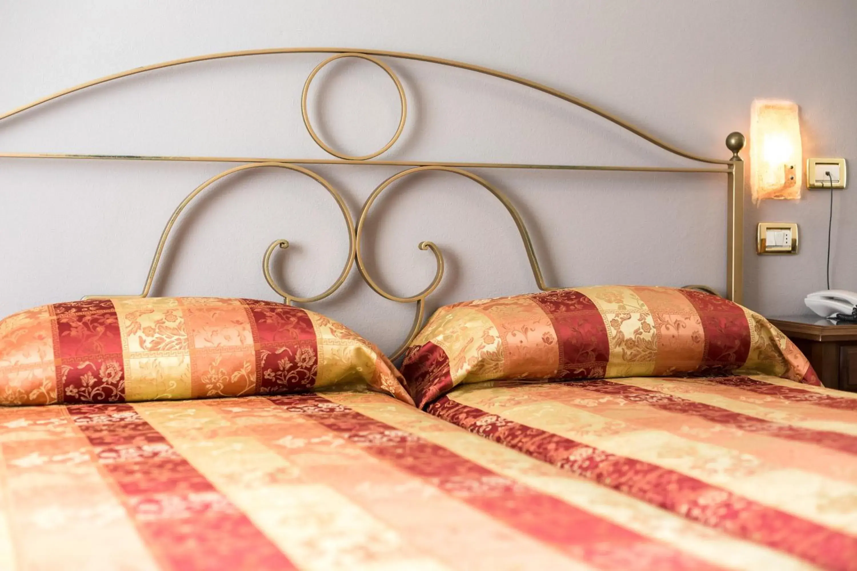 Decorative detail, Bed in Hotel Europa