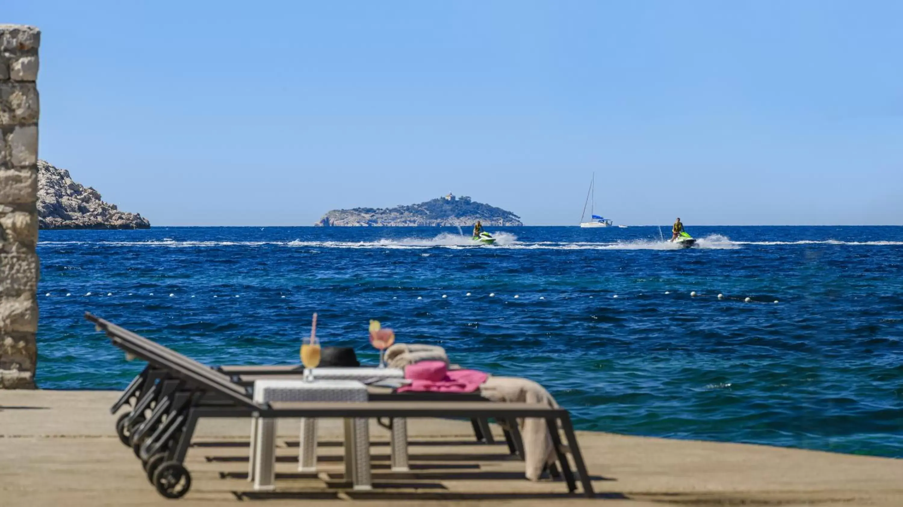 Beach in Hotel Splendid