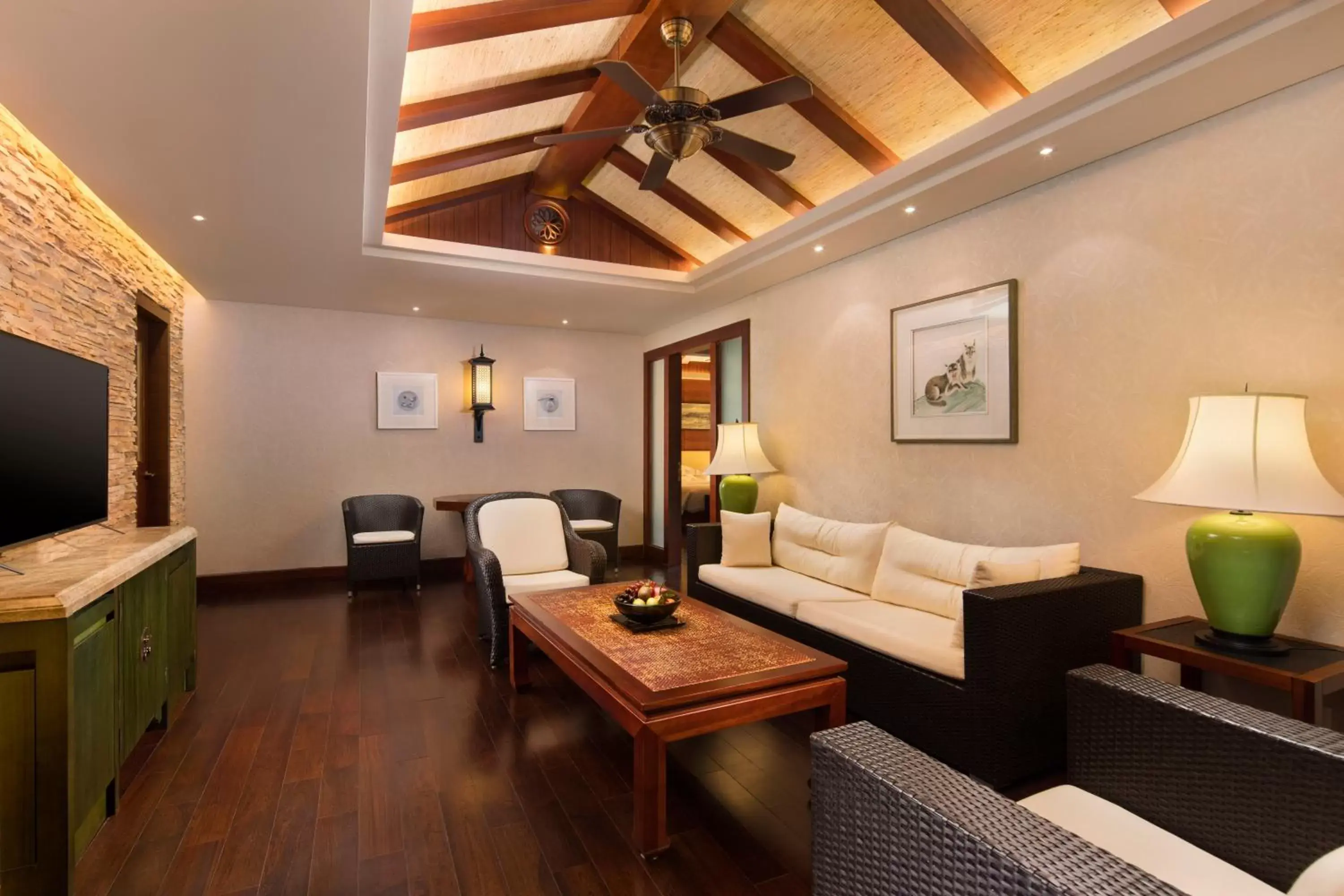 Living room, Seating Area in Hilton Sanqingshan Resort