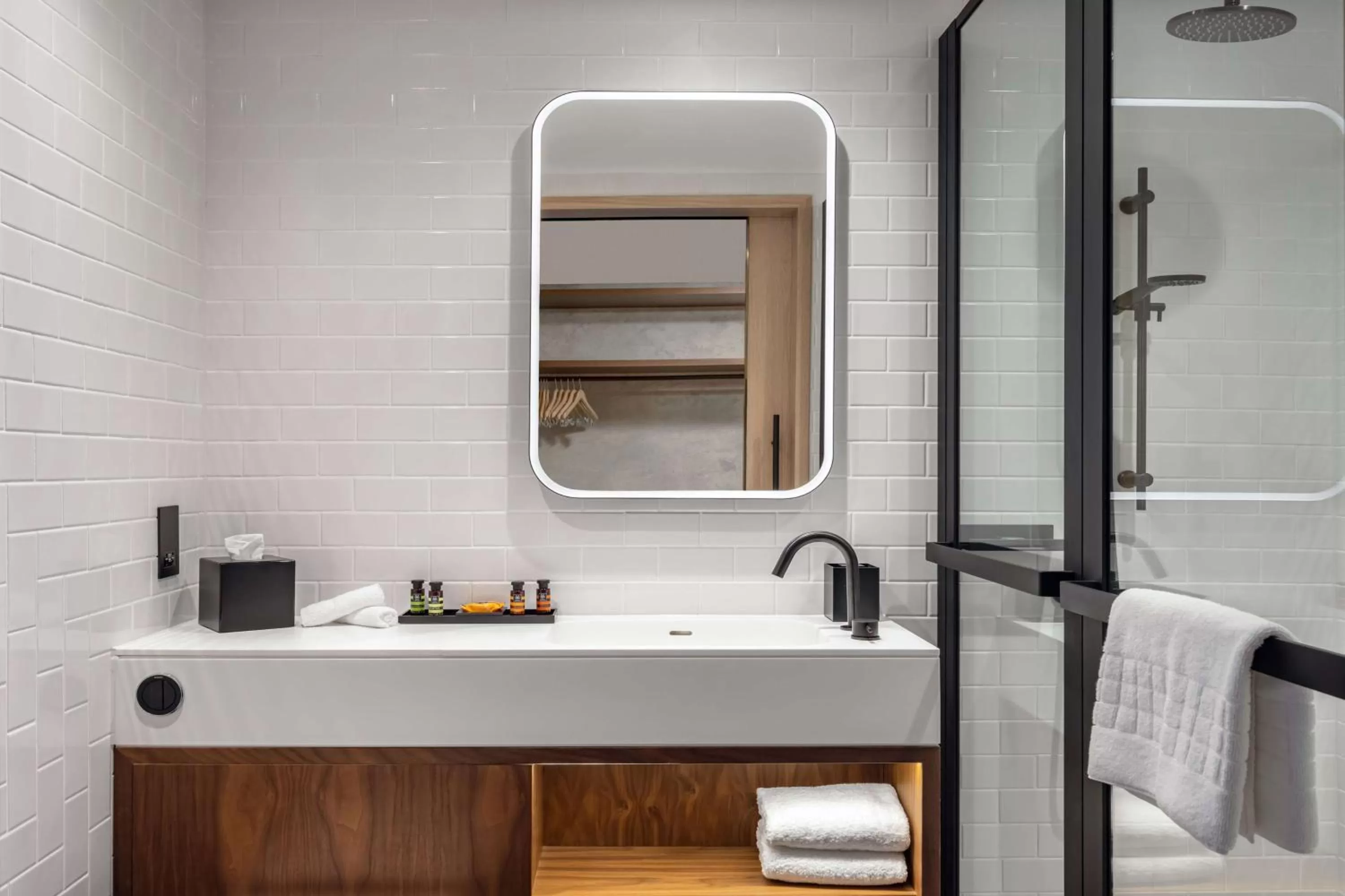 Bathroom in Canopy by Hilton London City