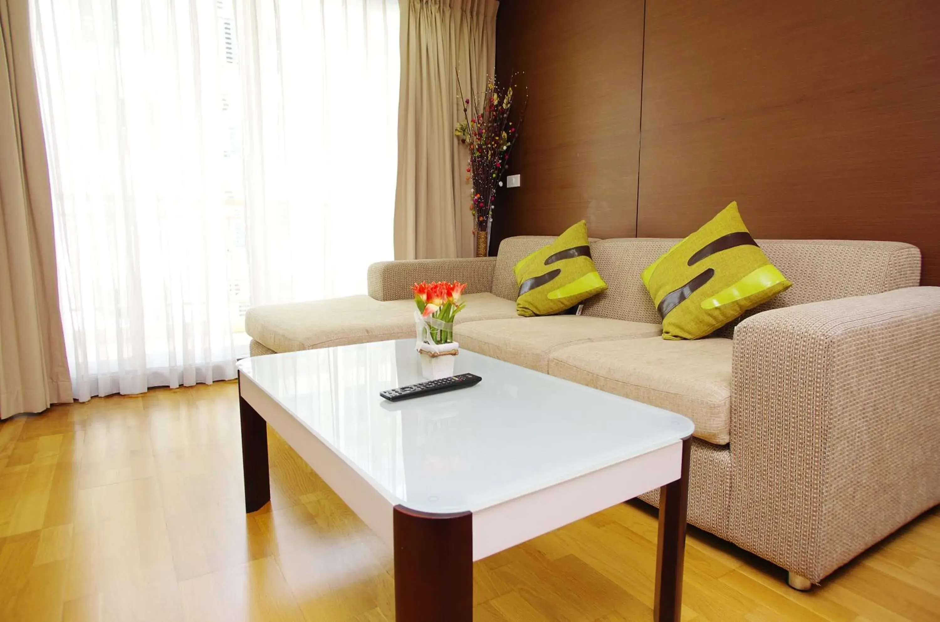 Living room, Seating Area in The Ninth Place Serviced Residence