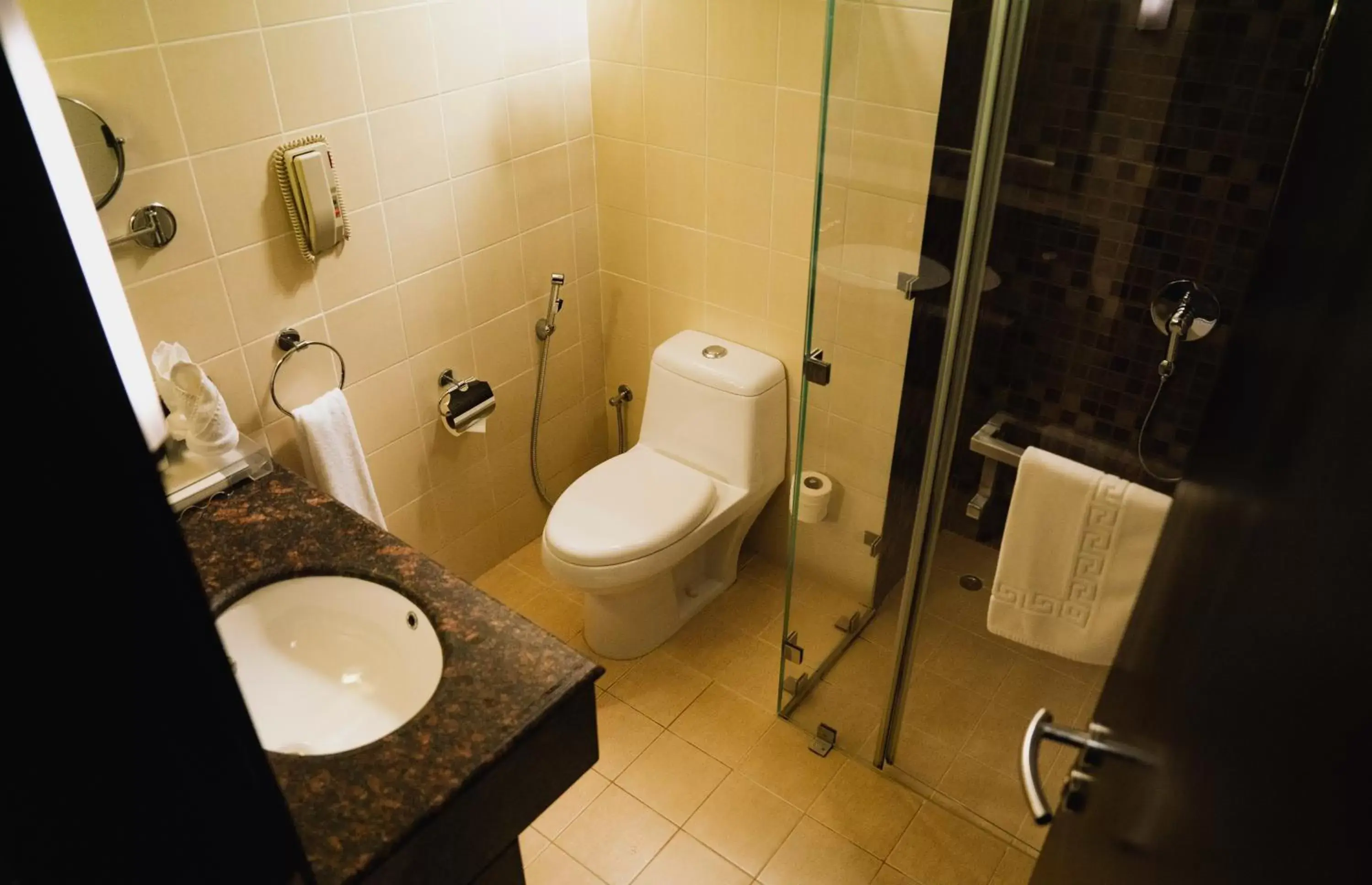 Bathroom in Best Western Premier Muscat