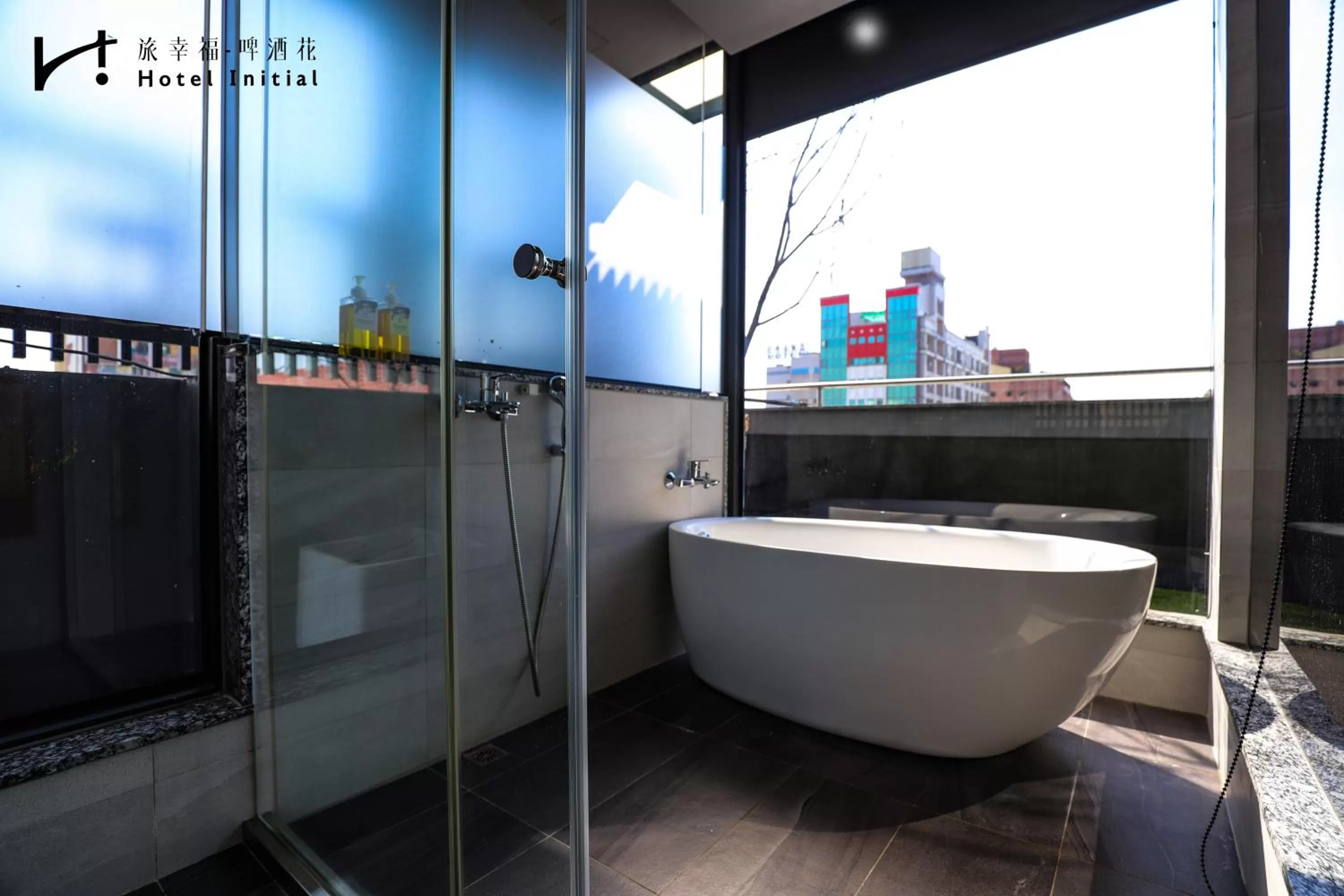 Bathroom in Hotel Initial-Beer