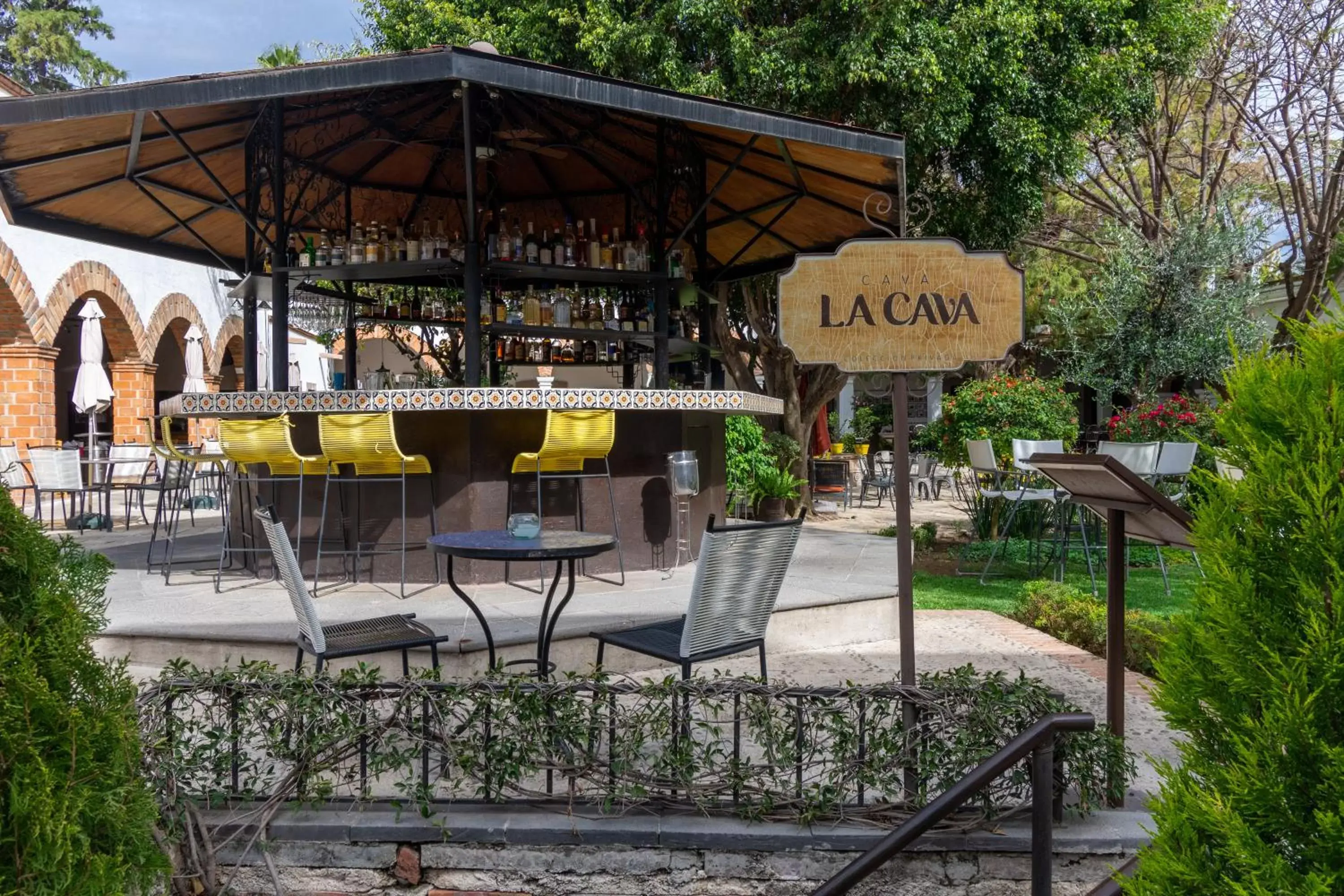 Patio in Hotel Hacienda San Cristóbal