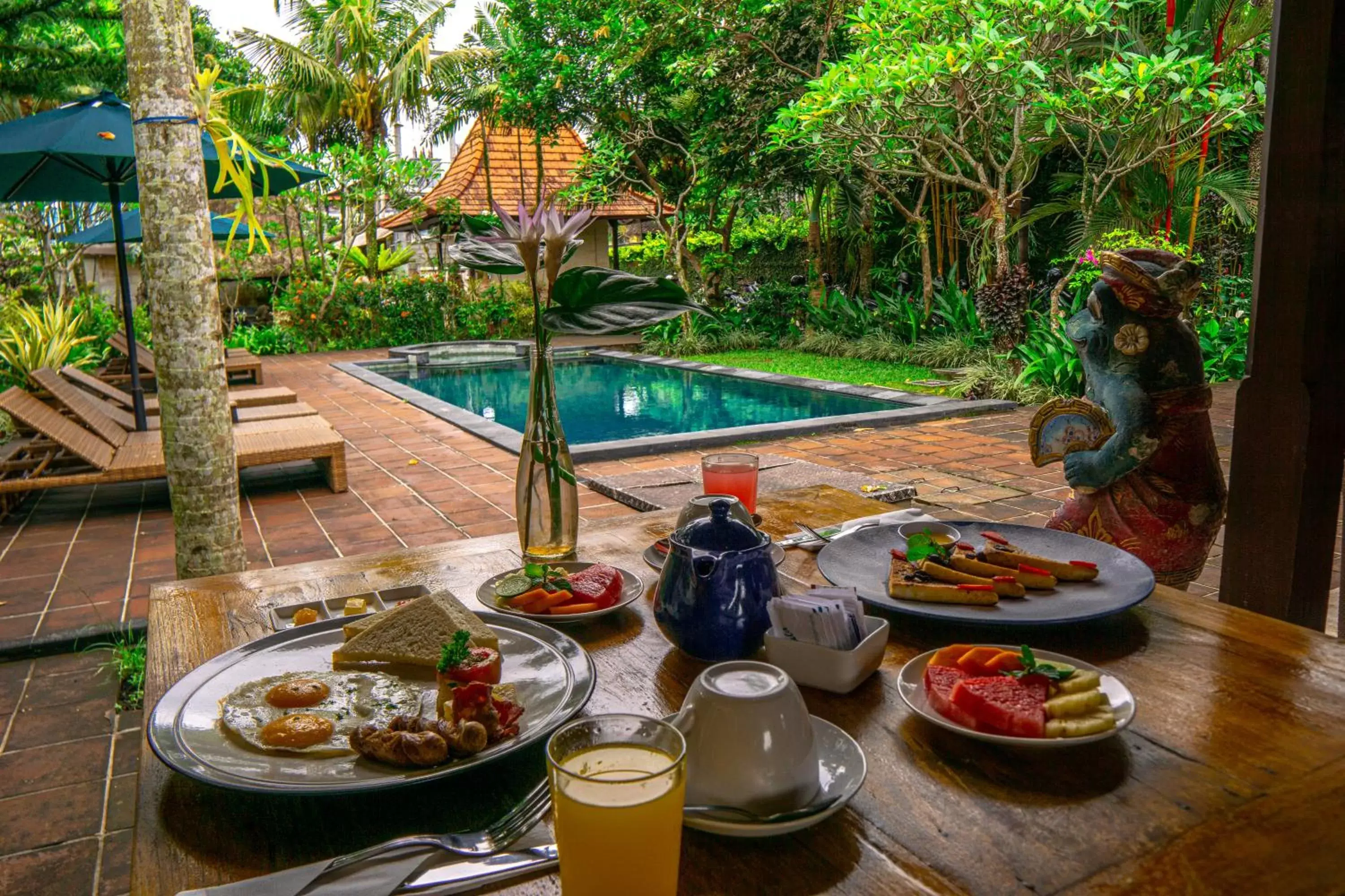 Breakfast in Artini Bisma Ubud Hotel