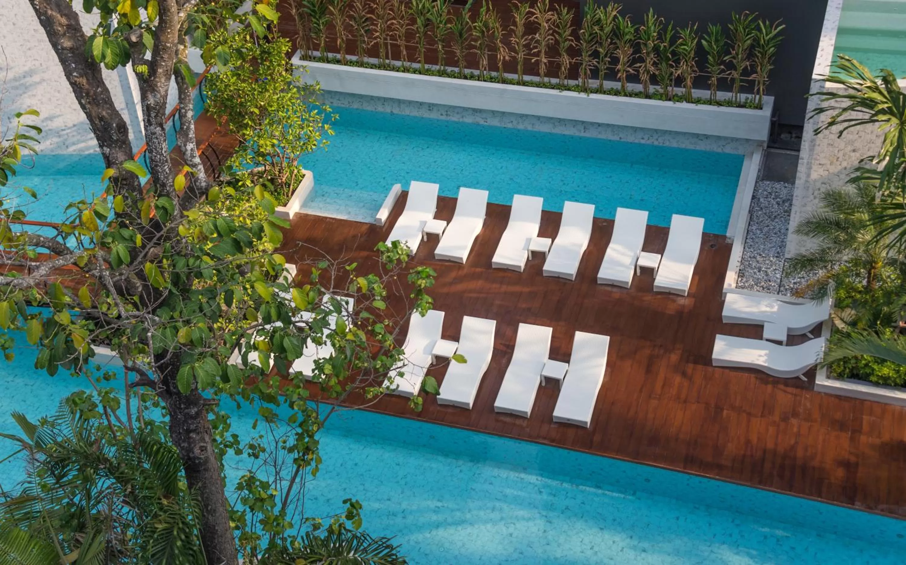 Pool view in Panan Krabi Resort