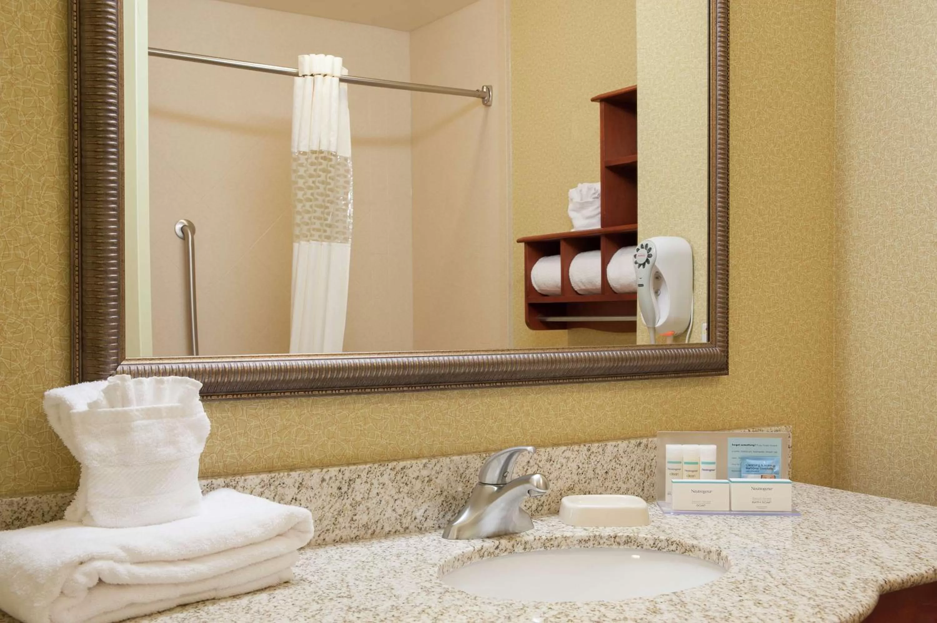 Bathroom in Hampton Inn Macomb