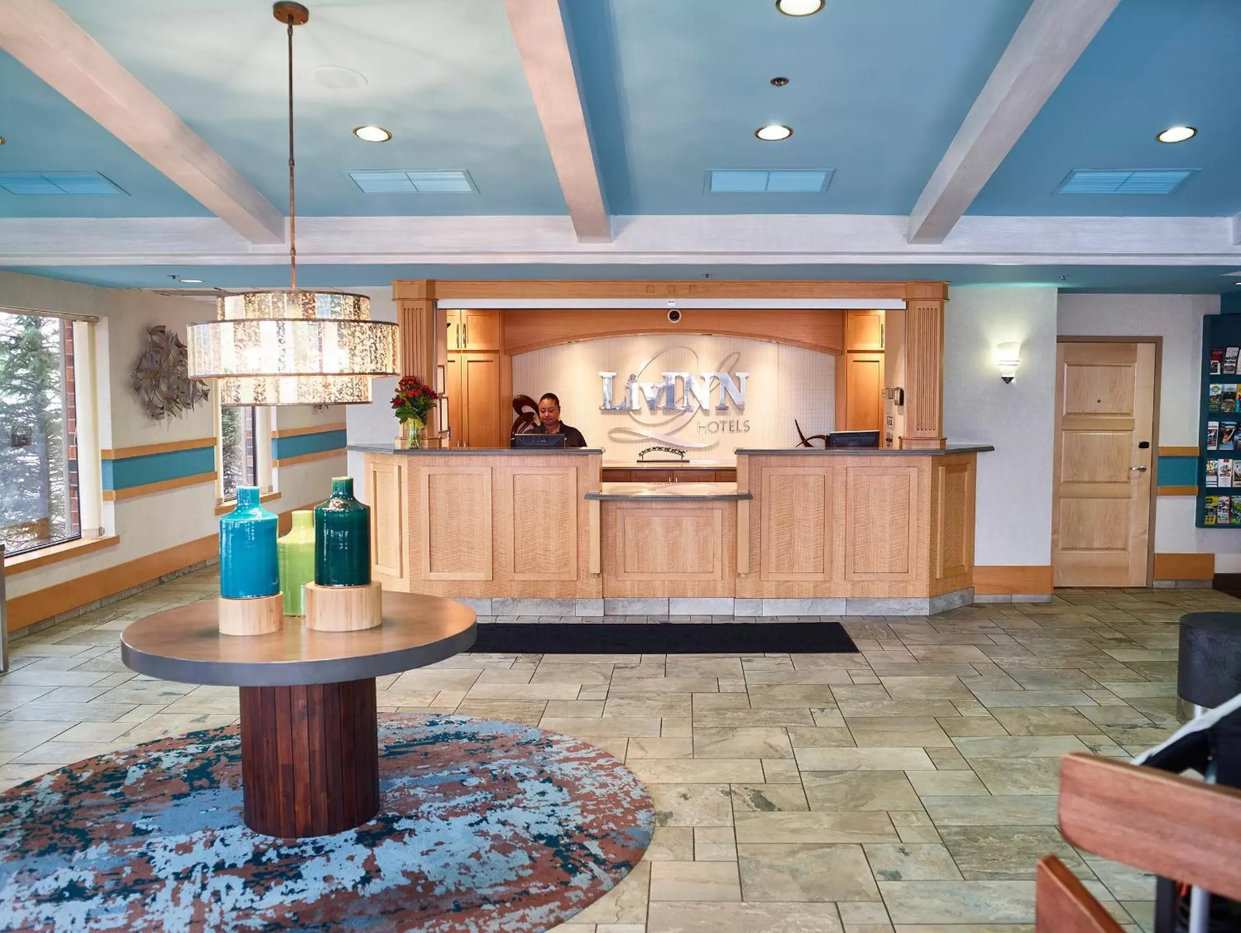 Lobby or reception, Lobby/Reception in LivINN Hotel Minneapolis North / Fridley