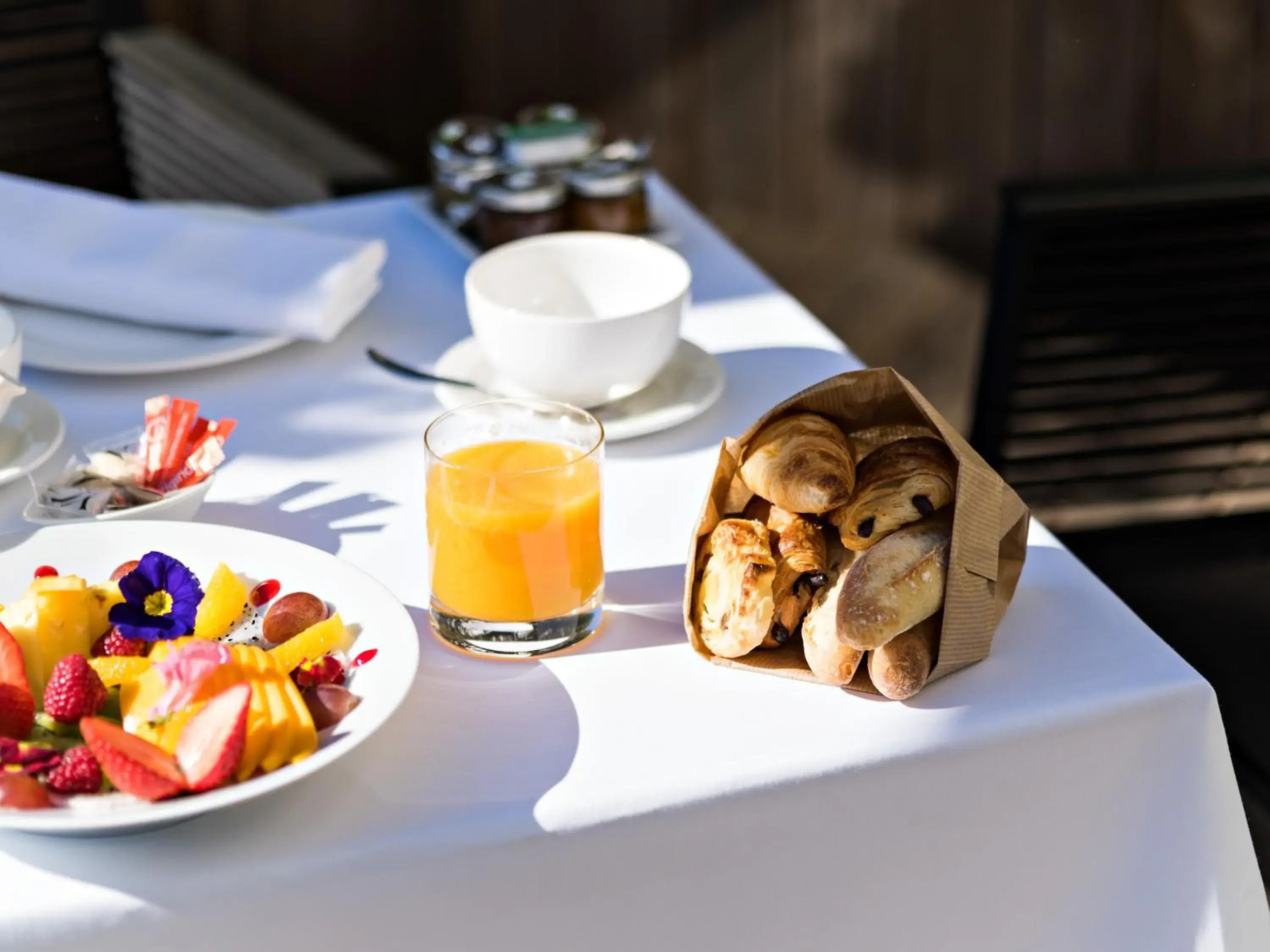 Continental breakfast in Five Seas Hotel Cannes, a Member of Design Hotels