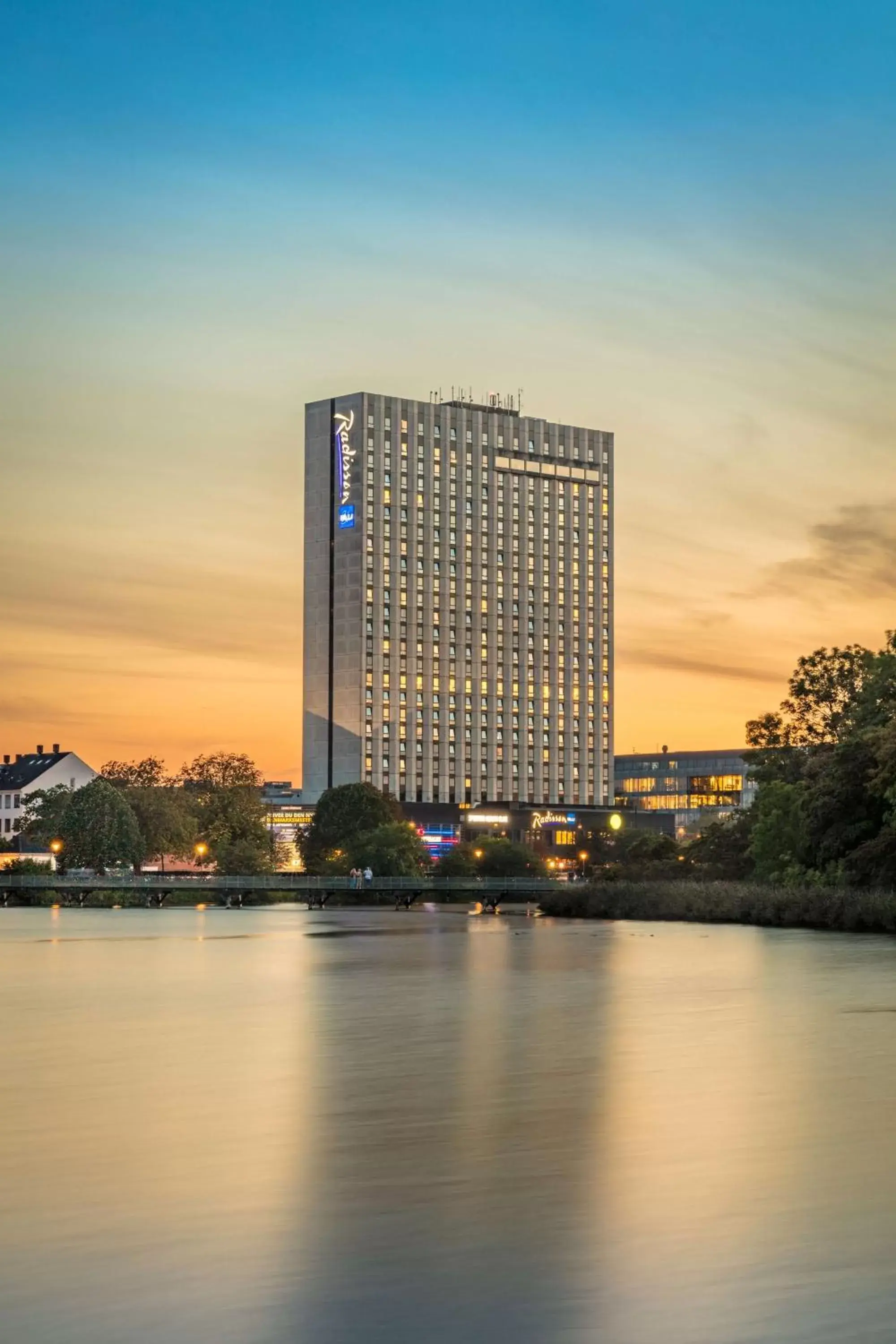 Property building in Radisson Blu Scandinavia Hotel, Copenhagen