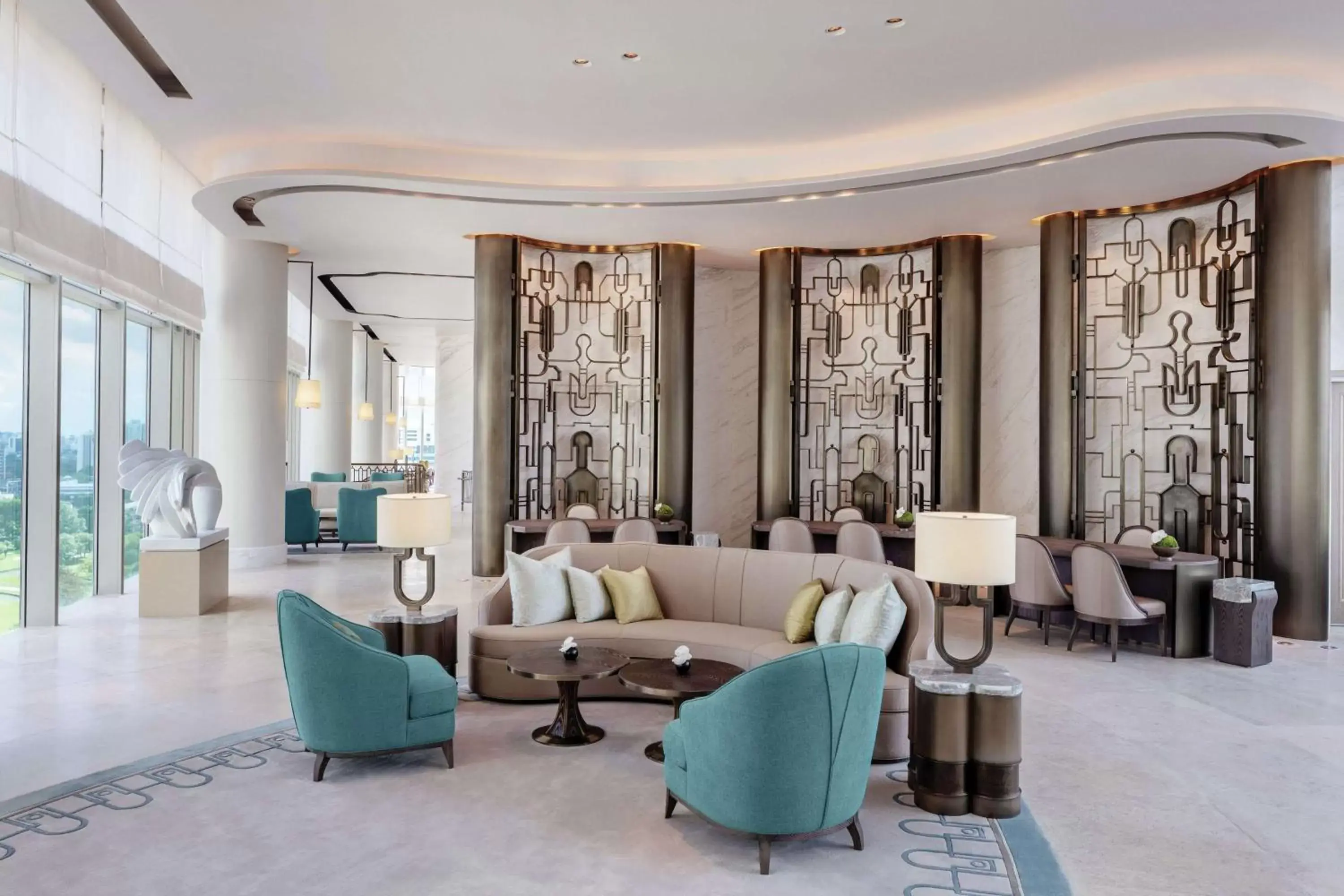 Lobby or reception, Lounge/Bar in Waldorf Astoria Bangkok